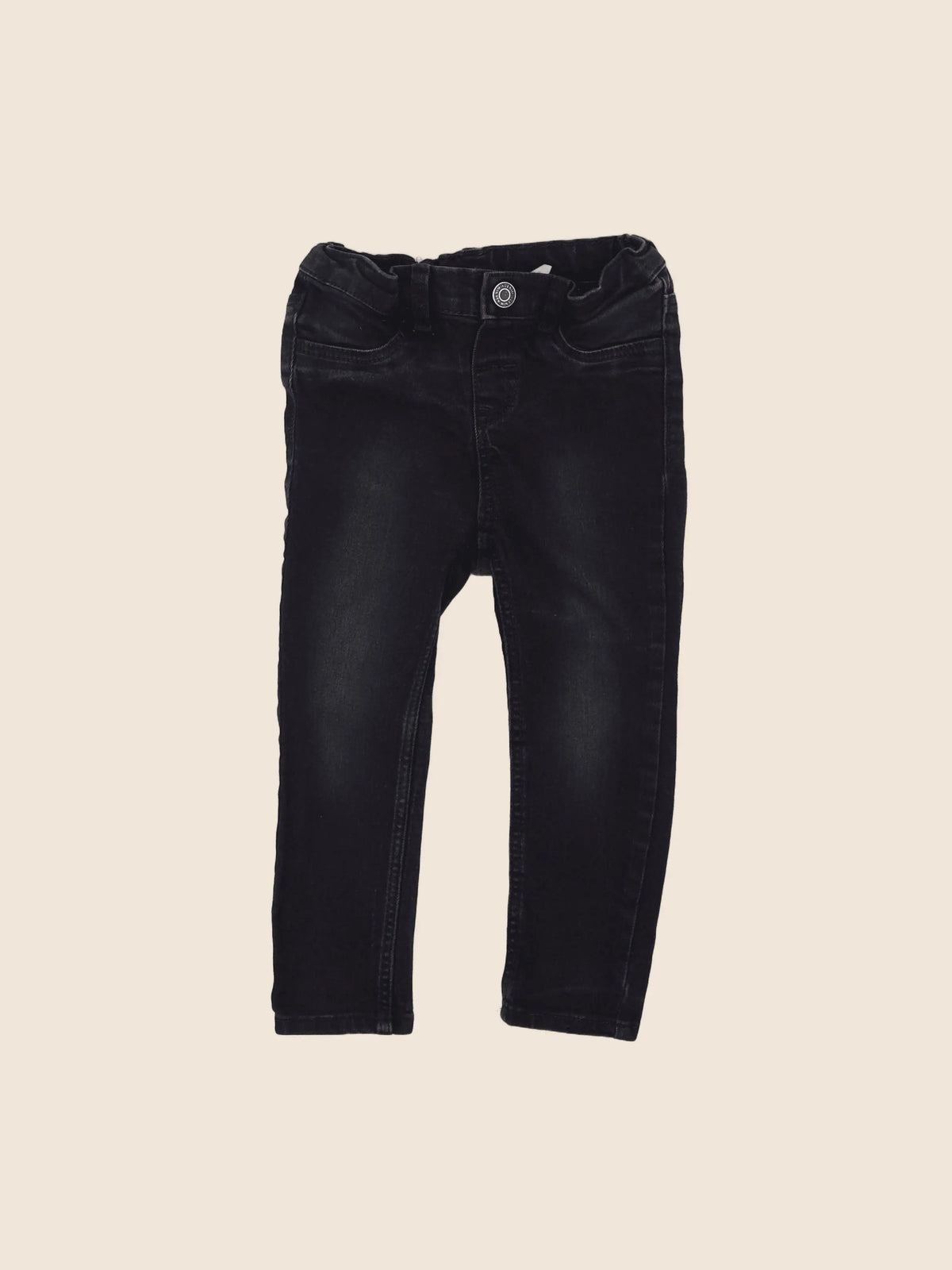 H&M - jean noir - 18 mois à 2 ans