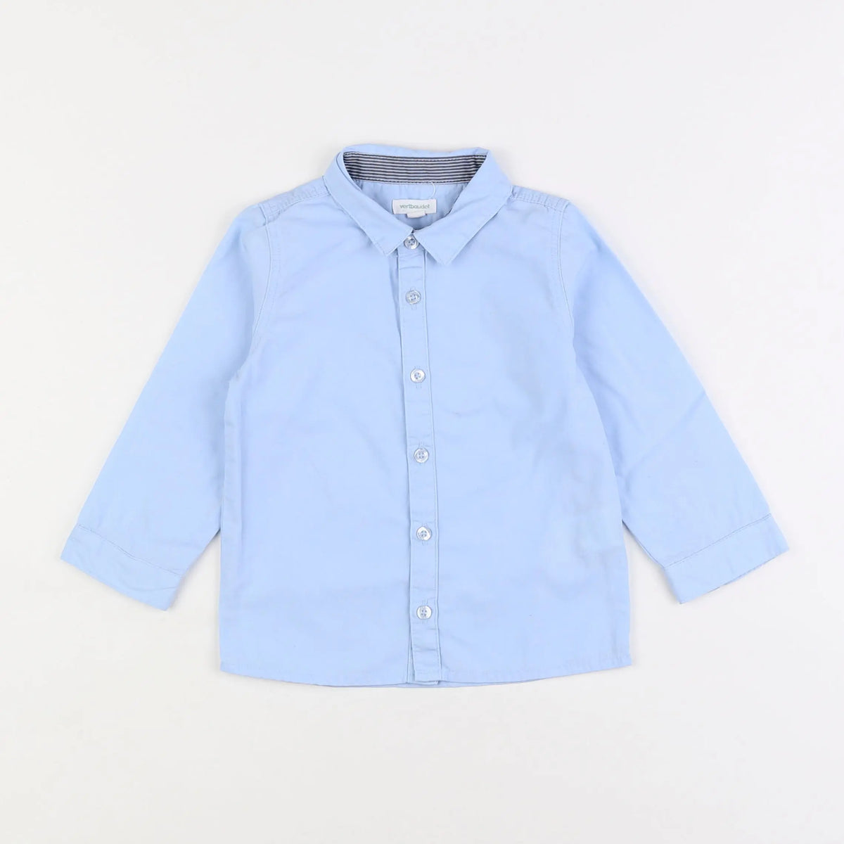 Vertbaudet - chemise bleu - 2 ans