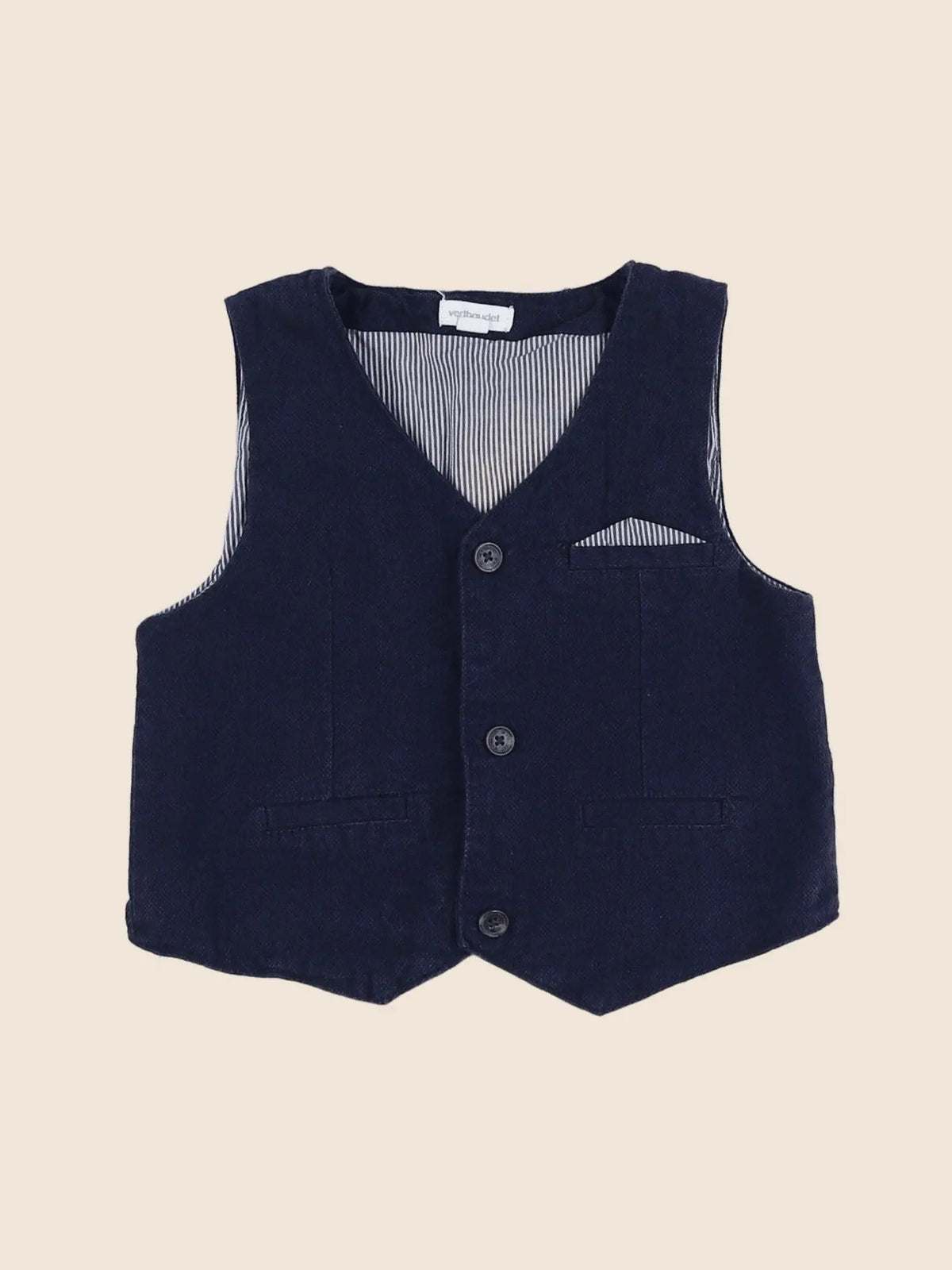 Vertbaudet - gilet bleu - 2 ans