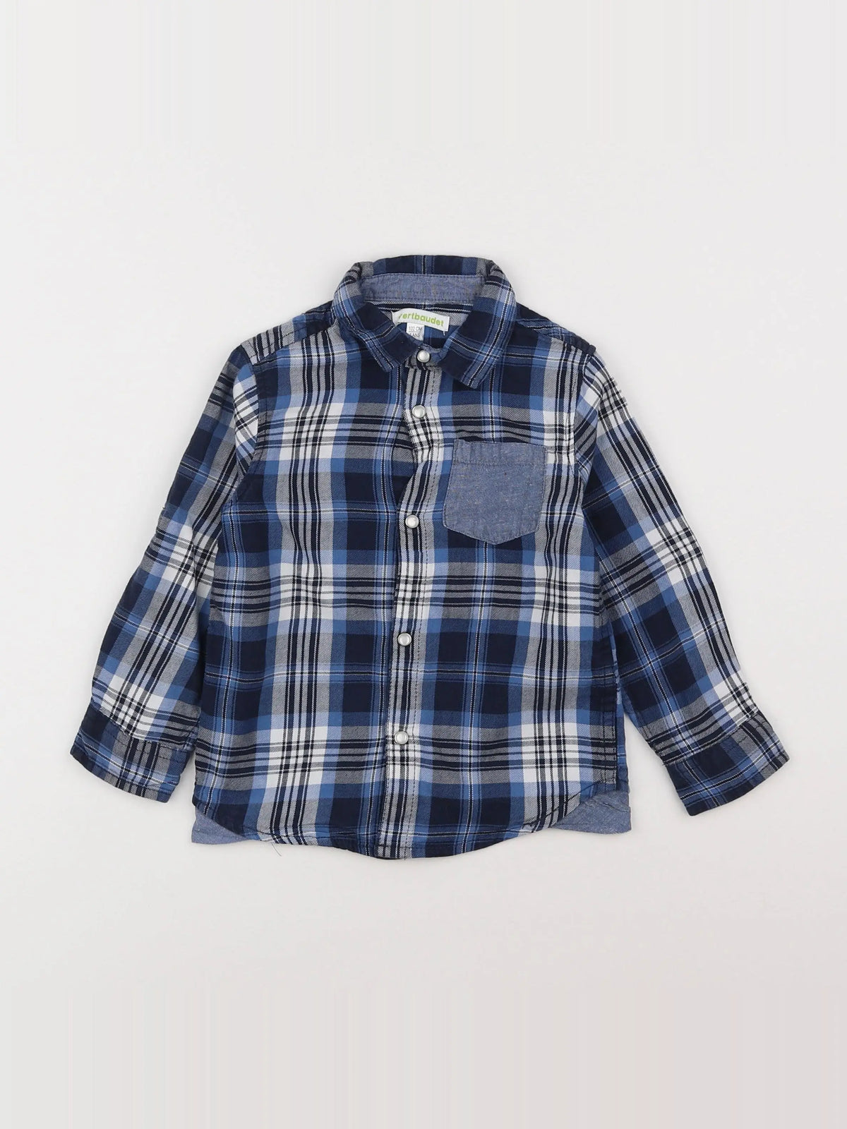 Vertbaudet - chemise bleu - 4 ans