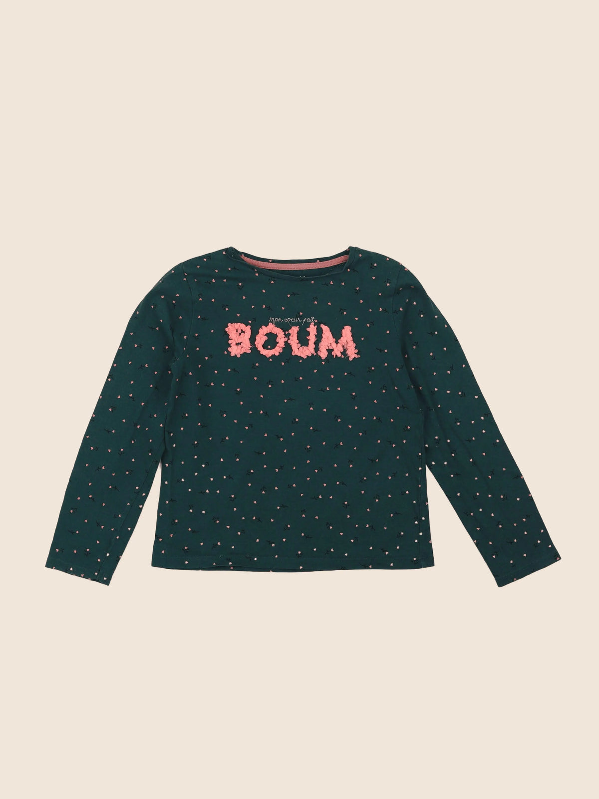 Vertbaudet - tee-shirt vert - 8 ans