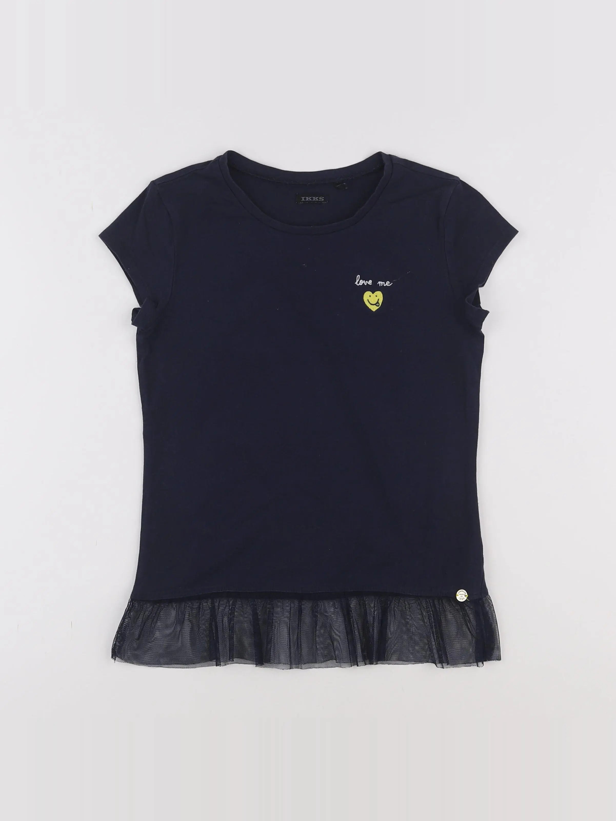 IKKS - tee-shirt bleu - 10 ans