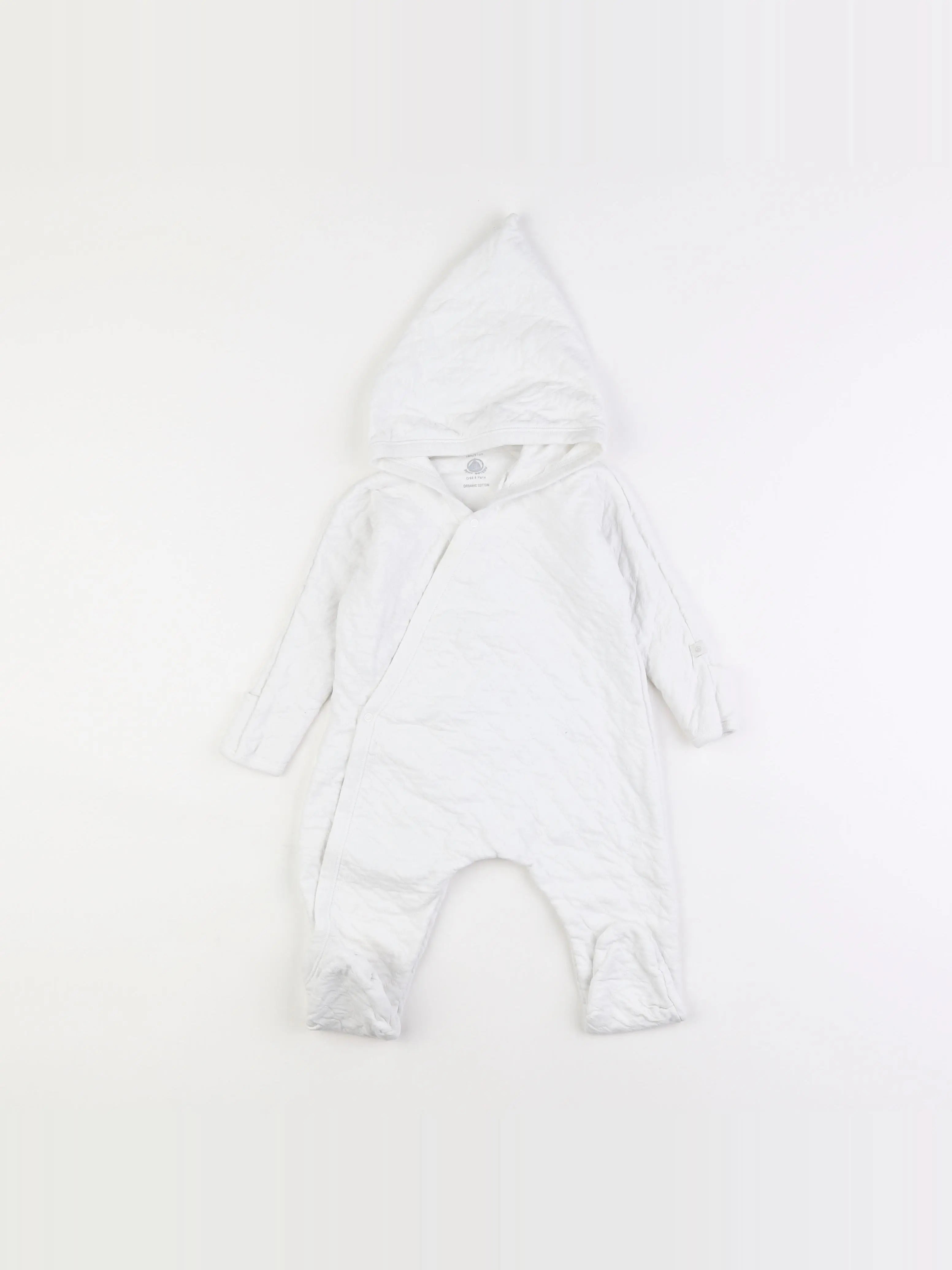 Petit Bateau - combinaison blanc - 18 mois