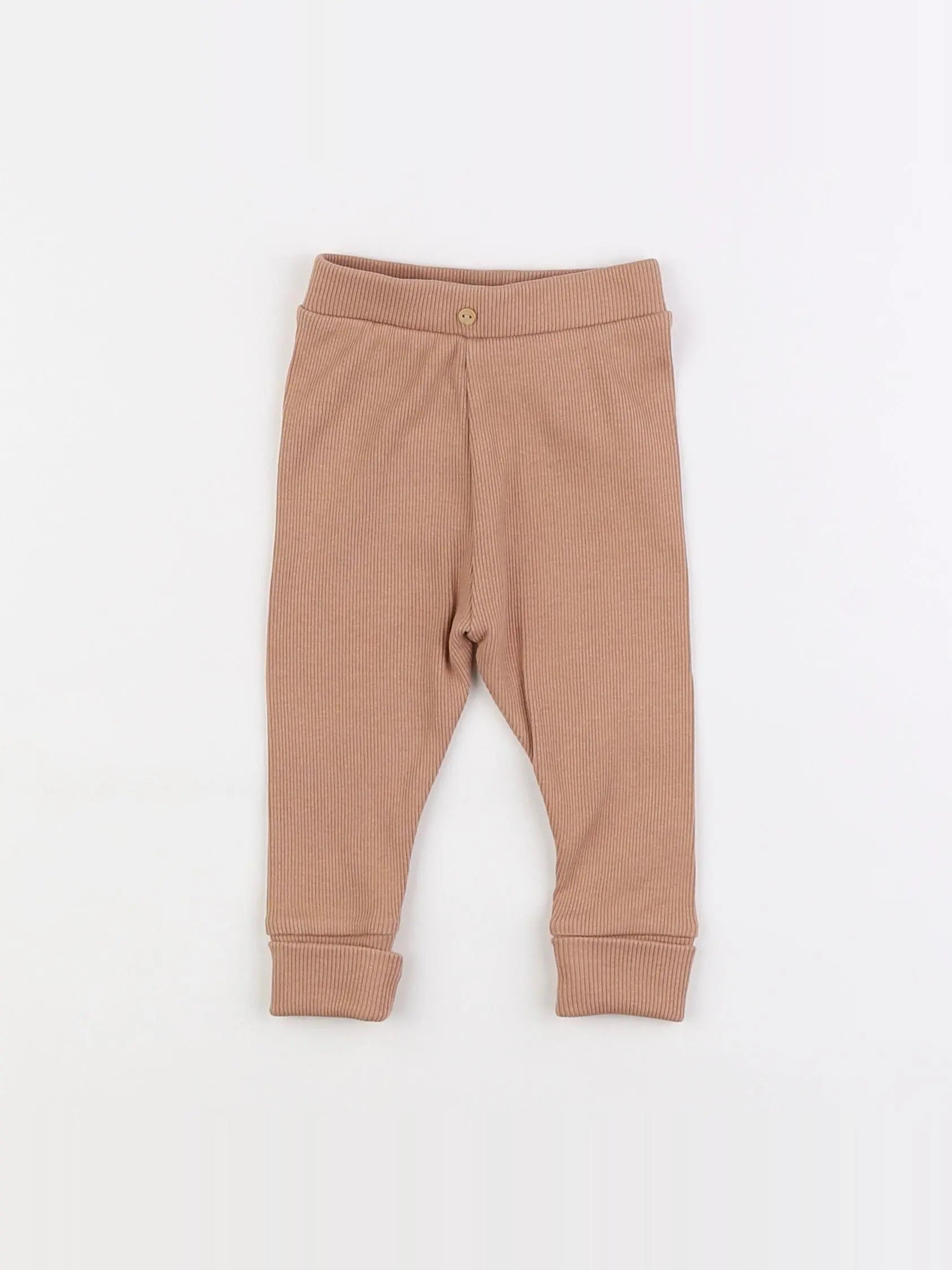 Vertbaudet - legging marron - 6 mois