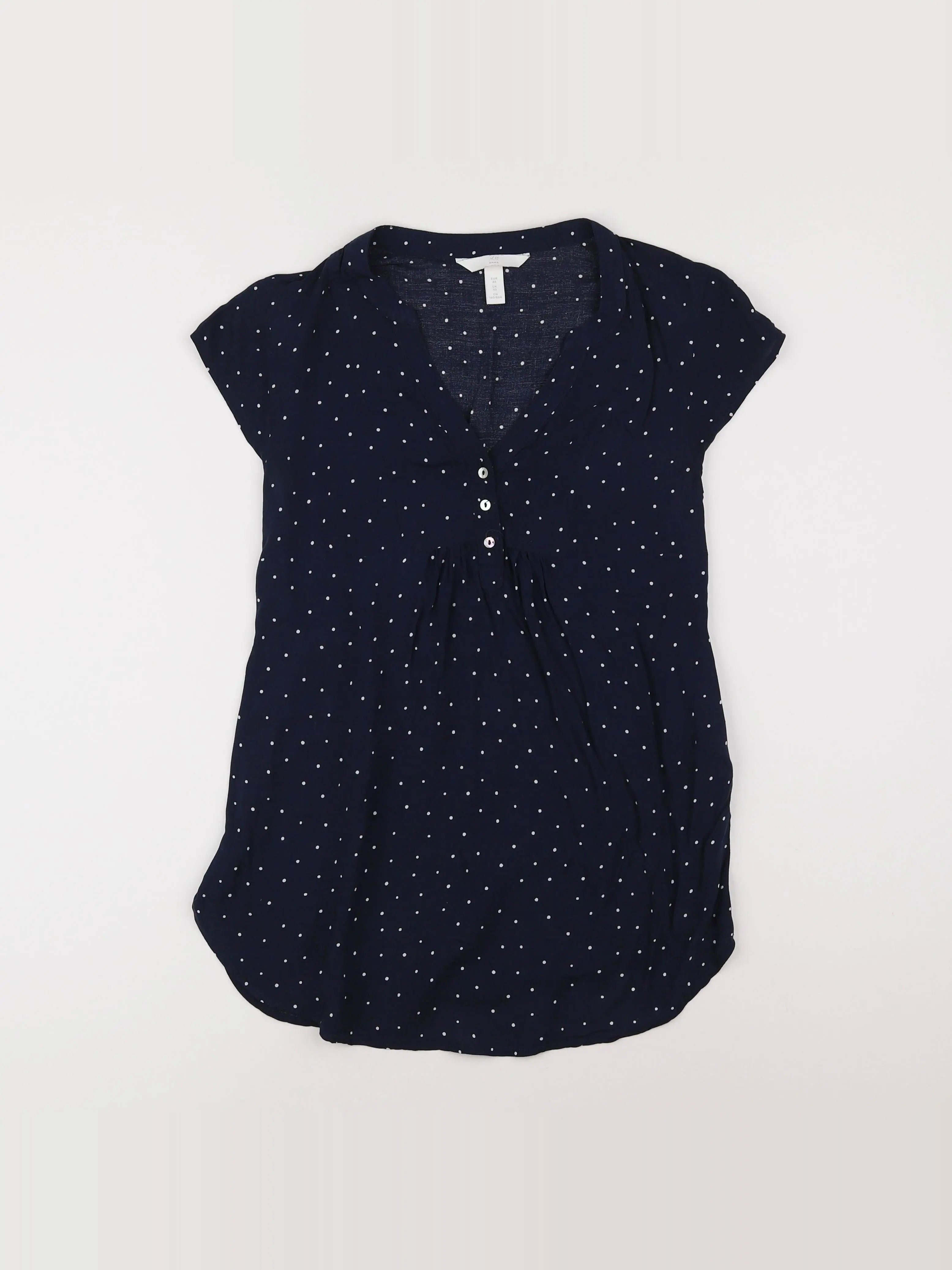 H&M - blouse grossesse bleu - 34