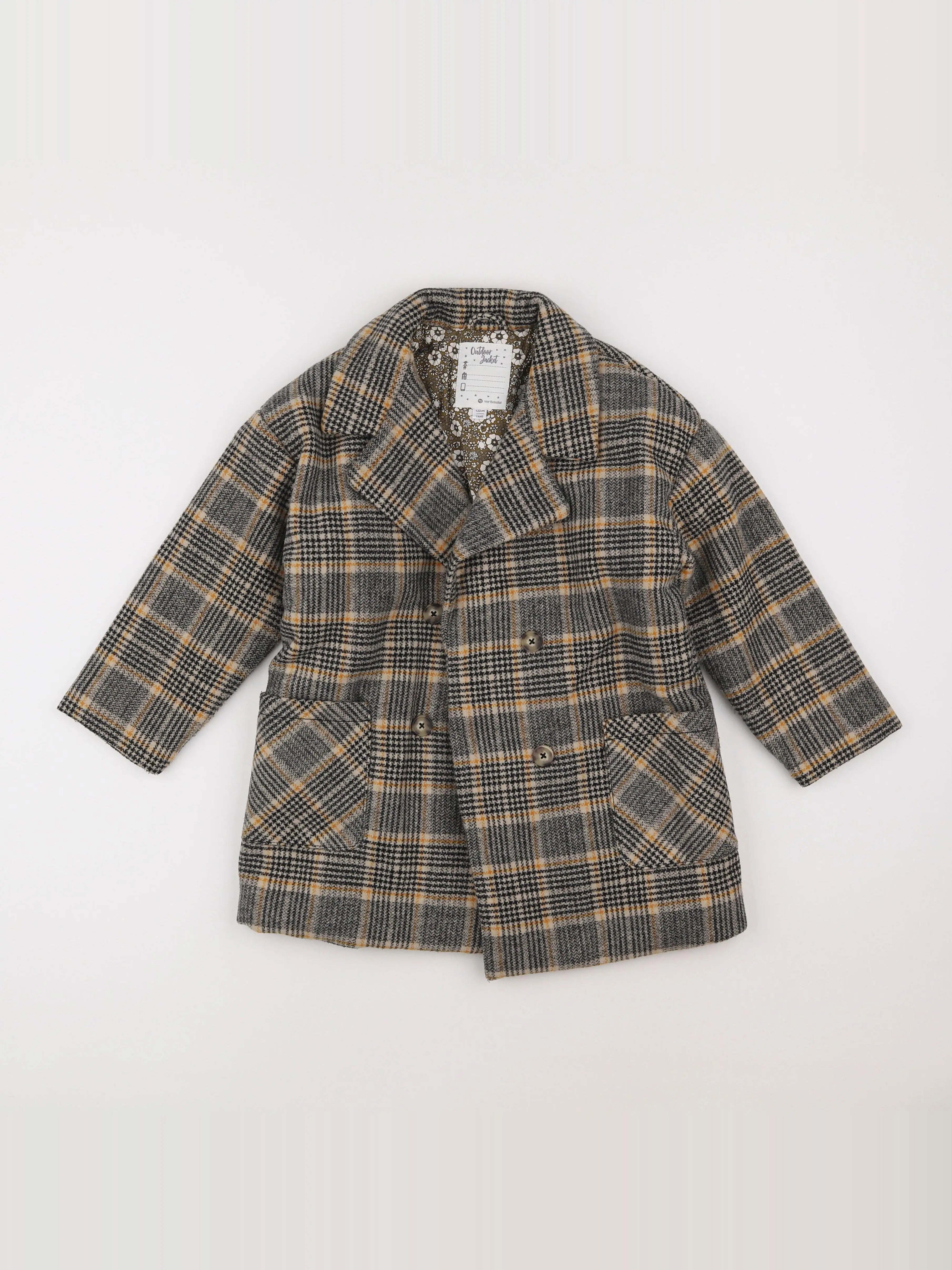 Vertbaudet - veste multicolore - 7 ans