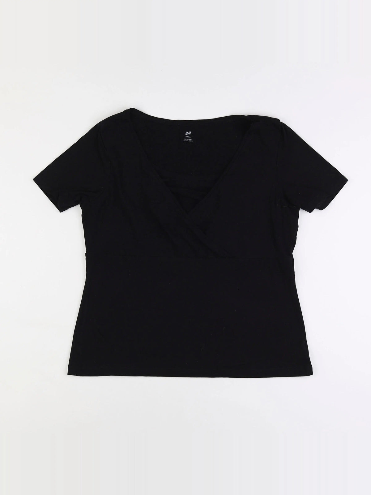 H&M - tee-shirt allaitement noir - lg