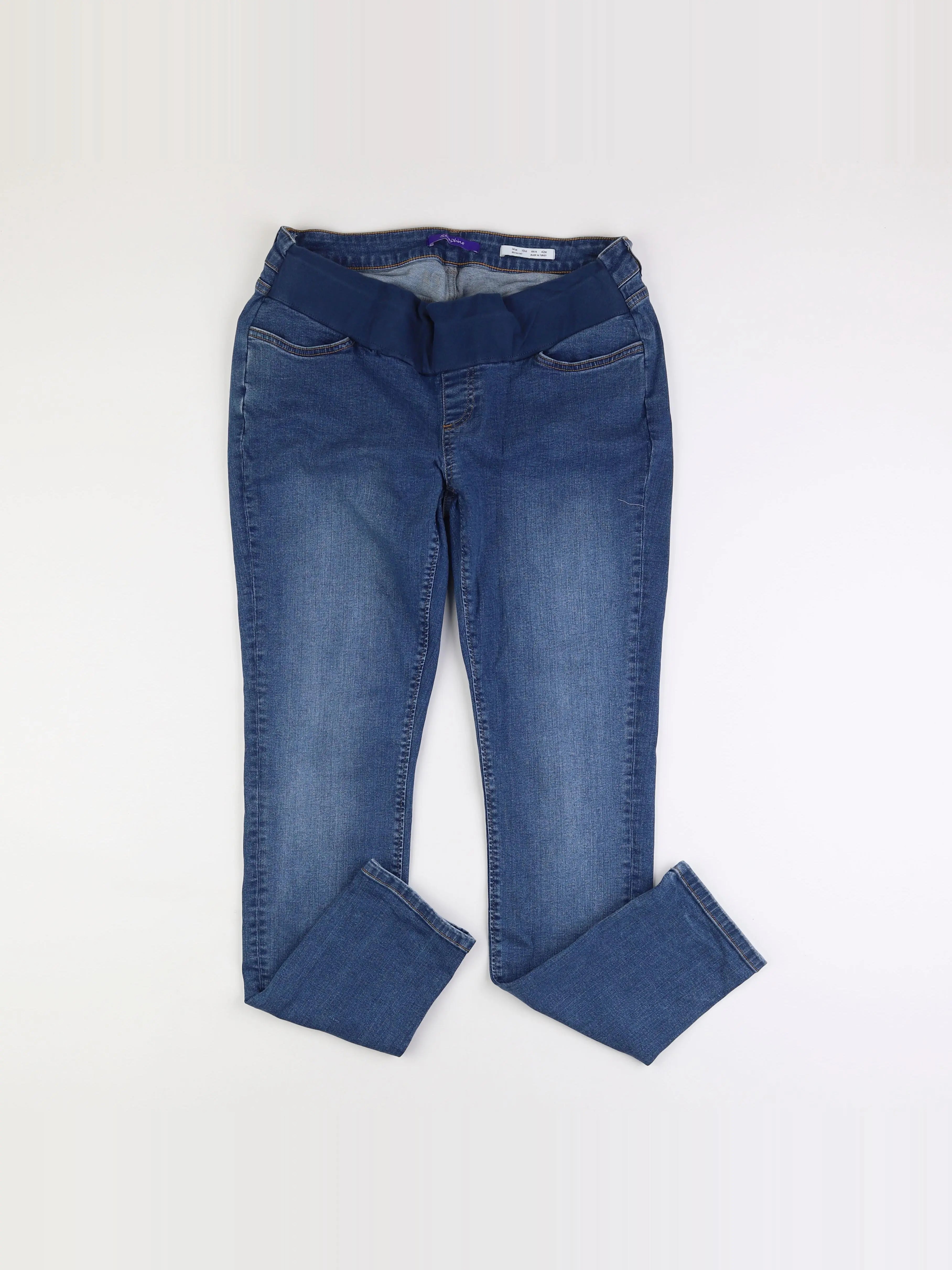 Seraphine - jean grossesse bleu - 44