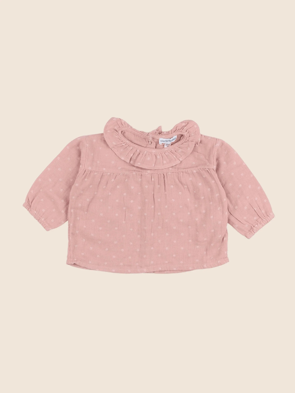 Vertbaudet - blouse rose - 6 mois
