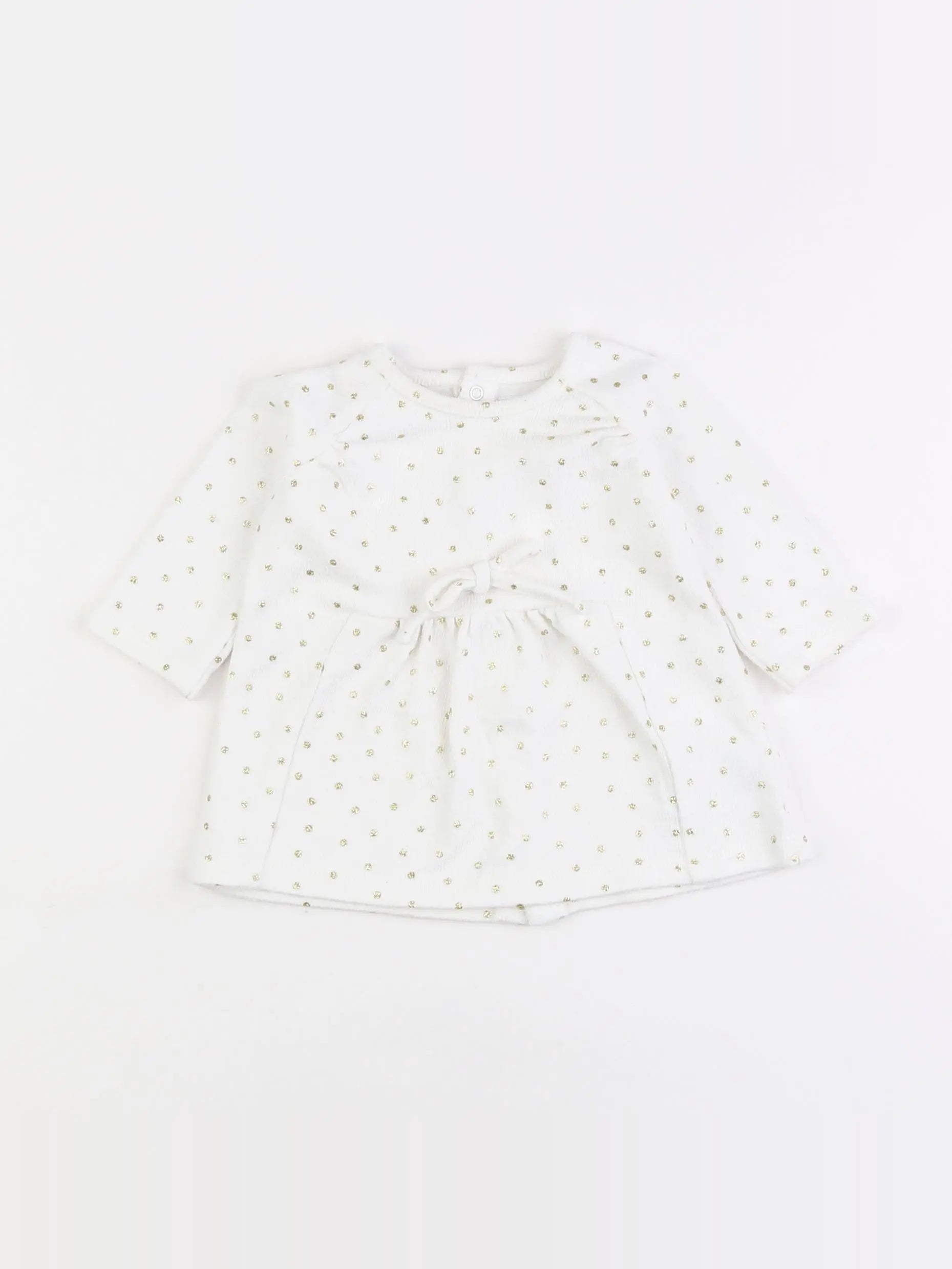 Vertbaudet - robe blanc - 3 mois