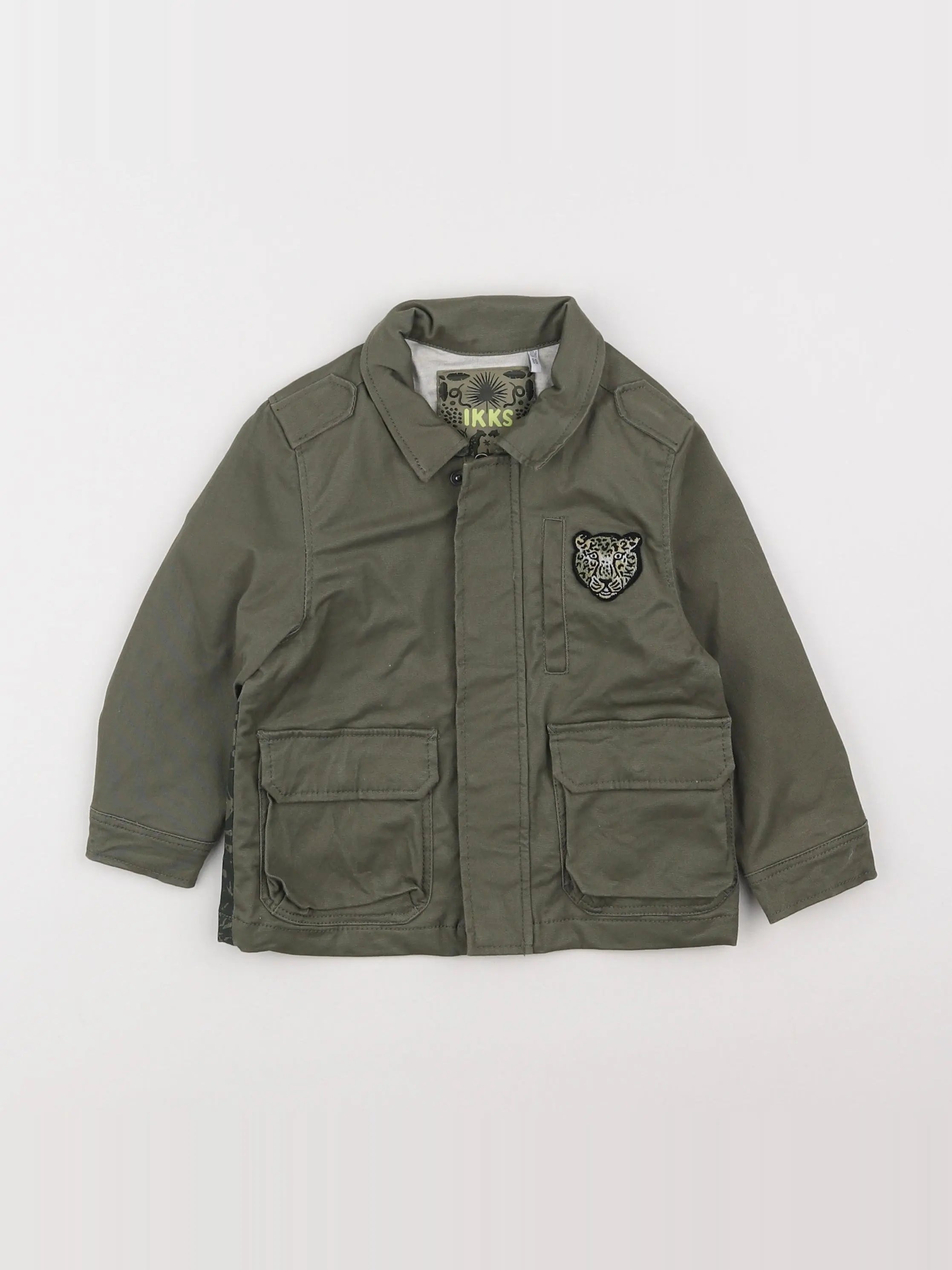 IKKS - veste imprimé au dos vert - 18 mois