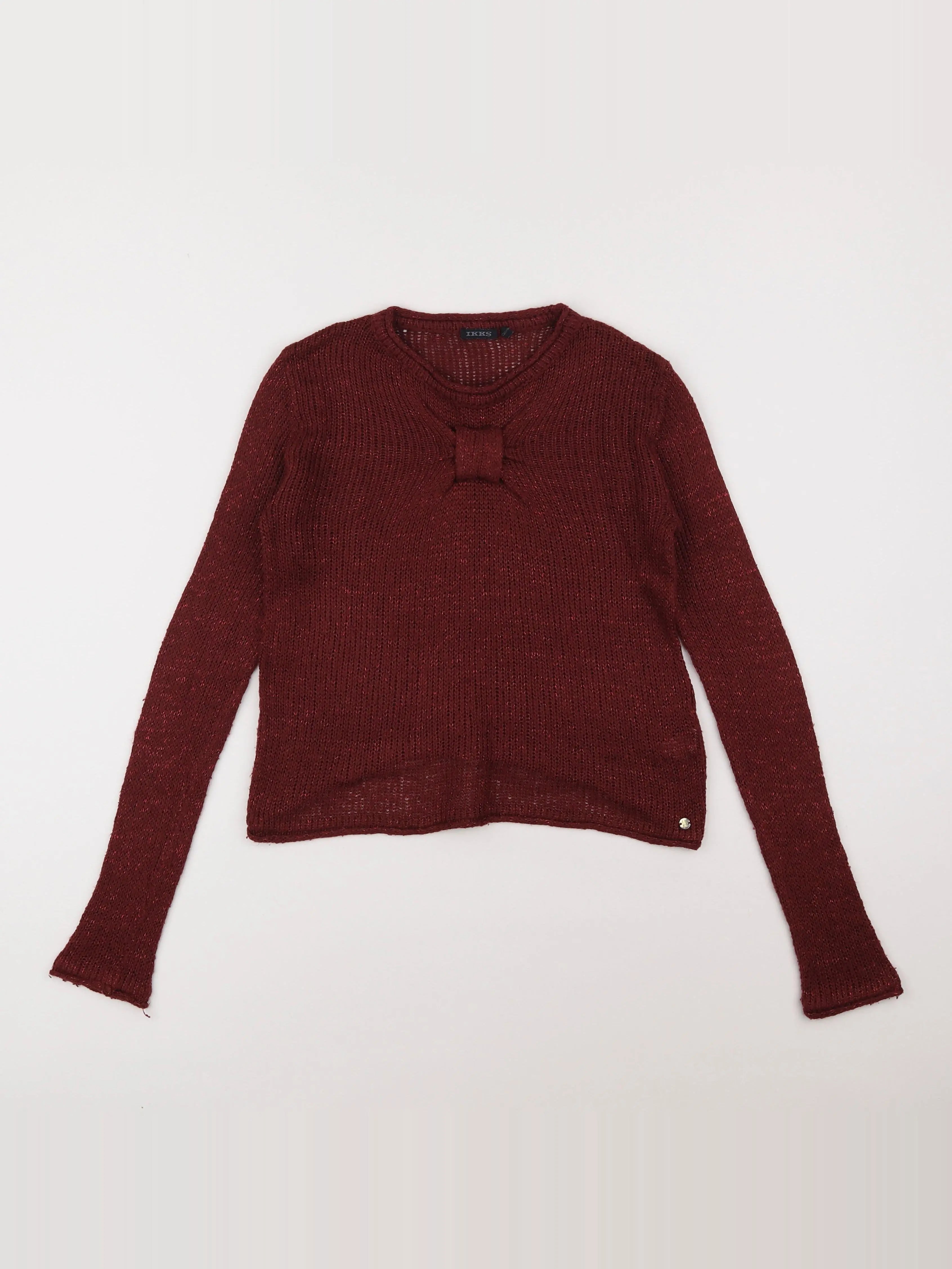 IKKS - pull rouge - 10 ans