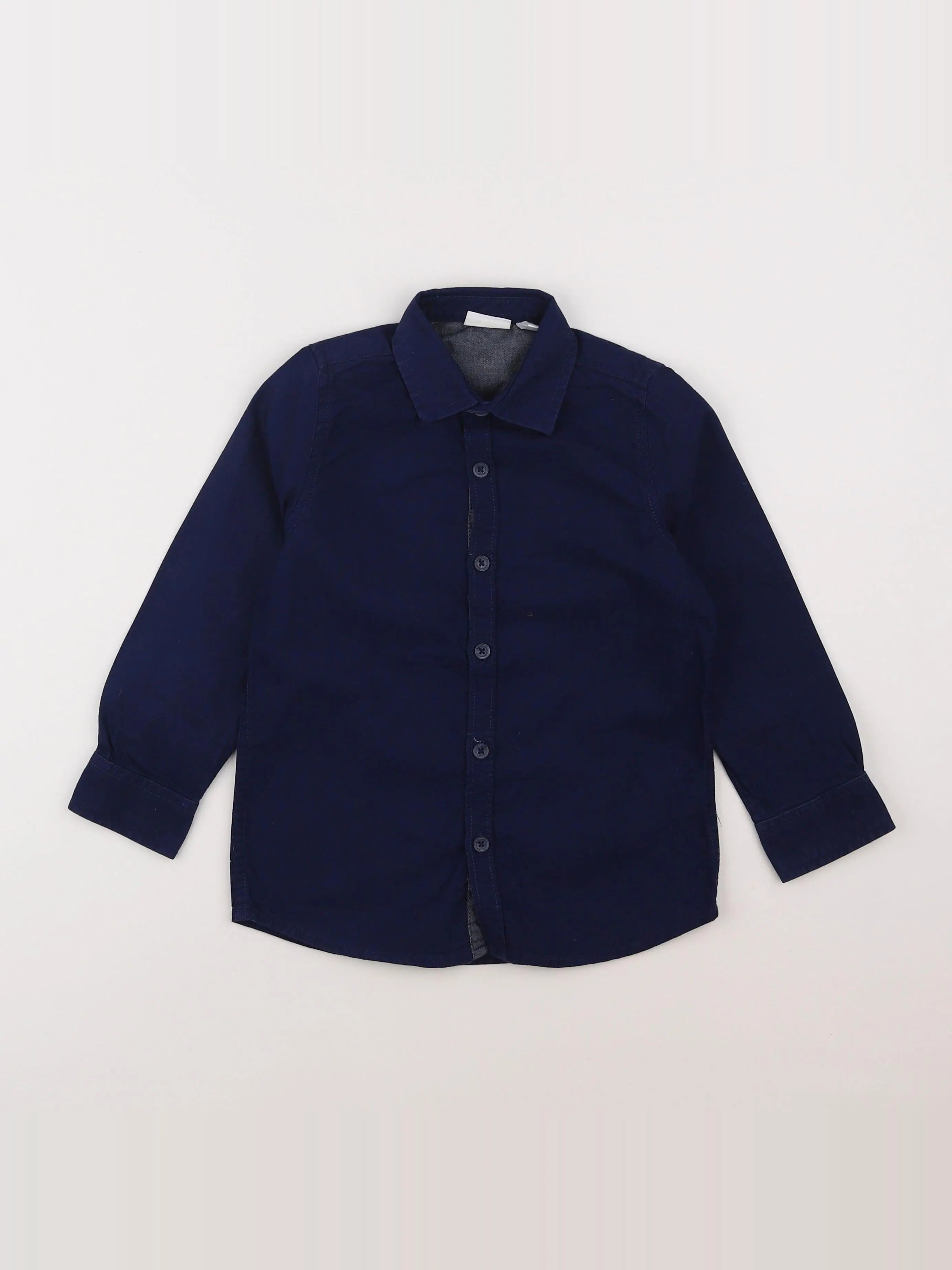 Vertbaudet - chemise bleu - 6 ans