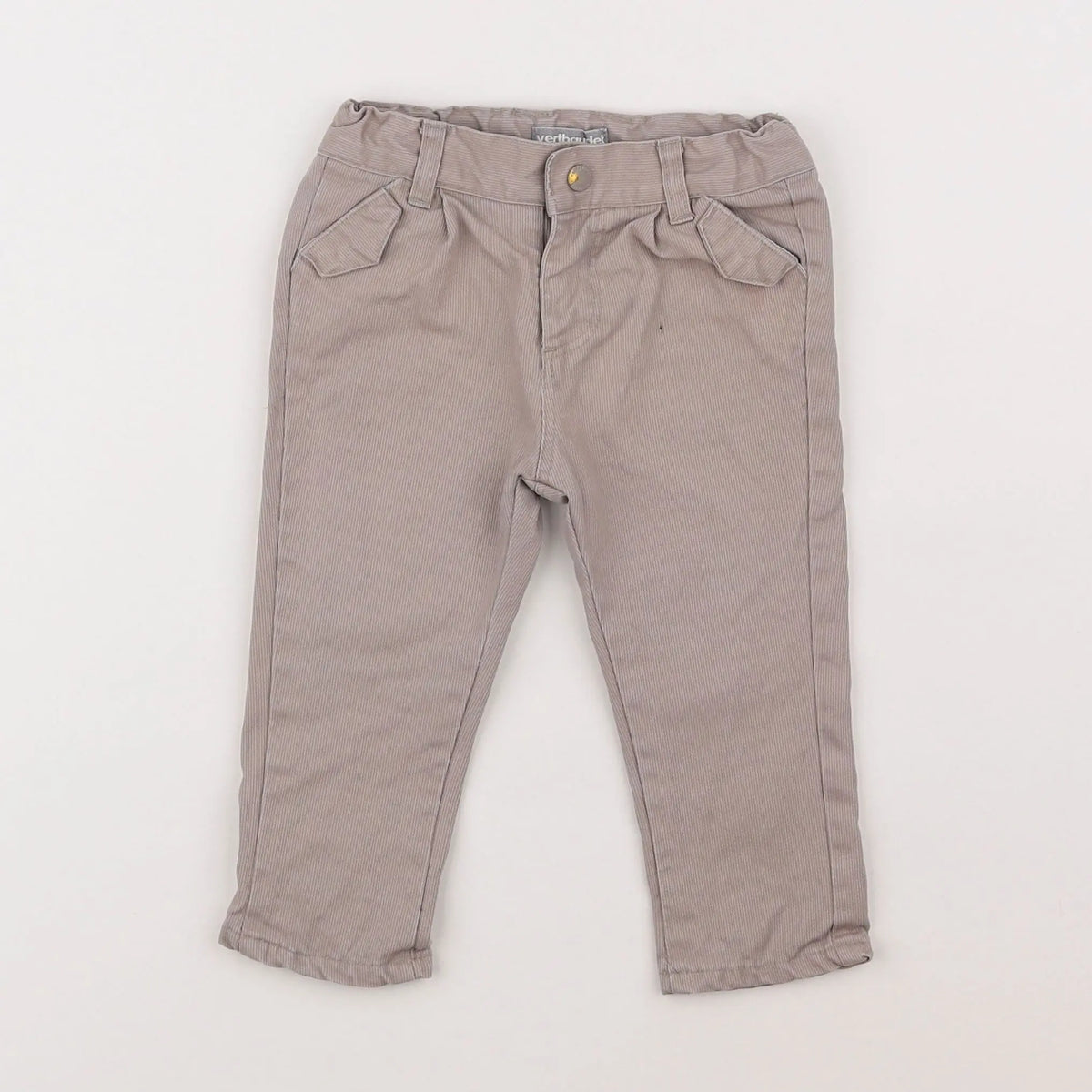 Vertbaudet - jean marron - 9 mois