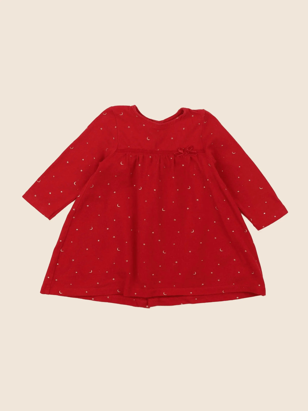 Vertbaudet - robe rouge - 9 mois