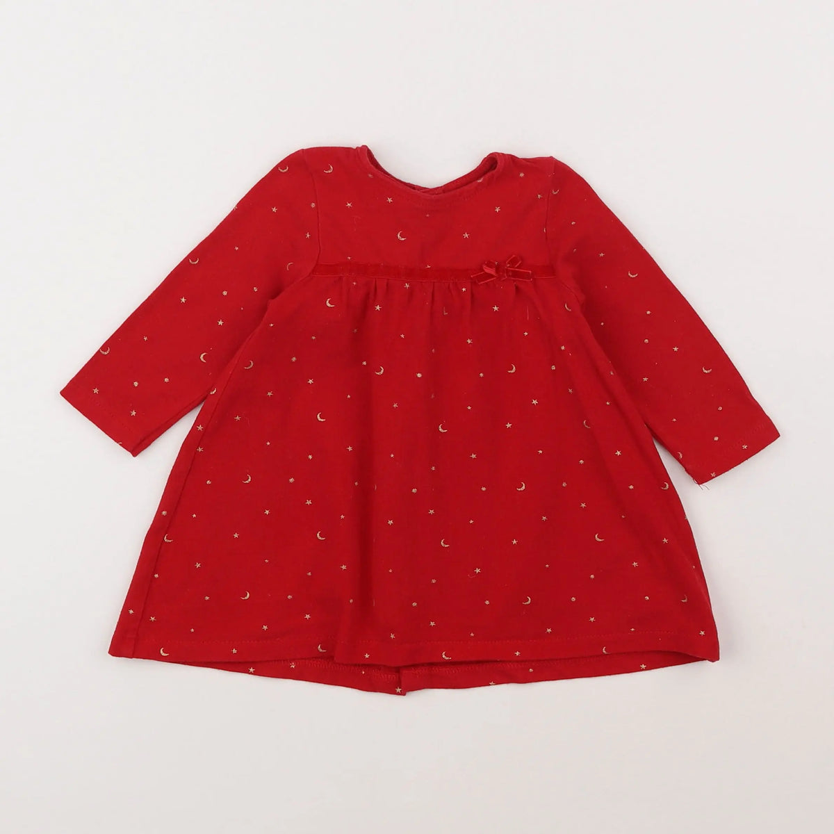 Vertbaudet - robe rouge - 9 mois