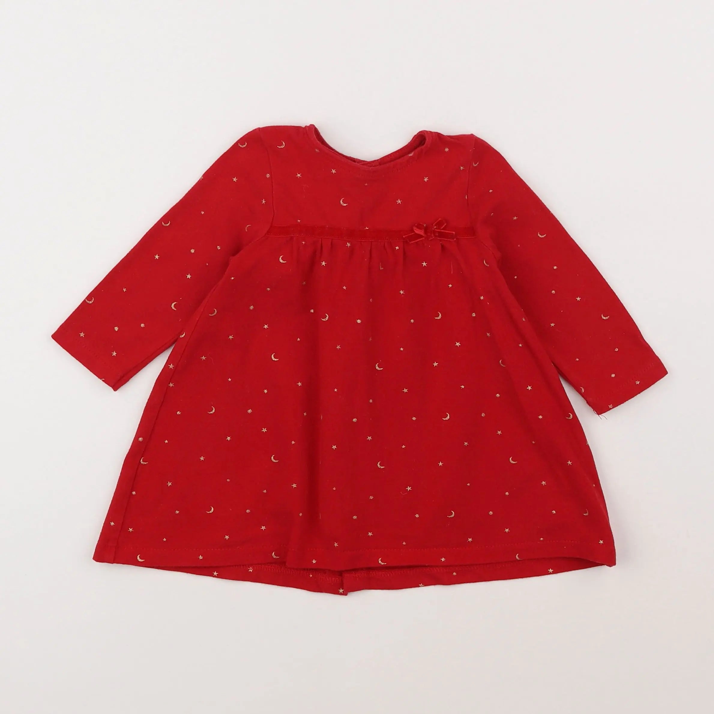Vertbaudet - robe rouge - 9 mois