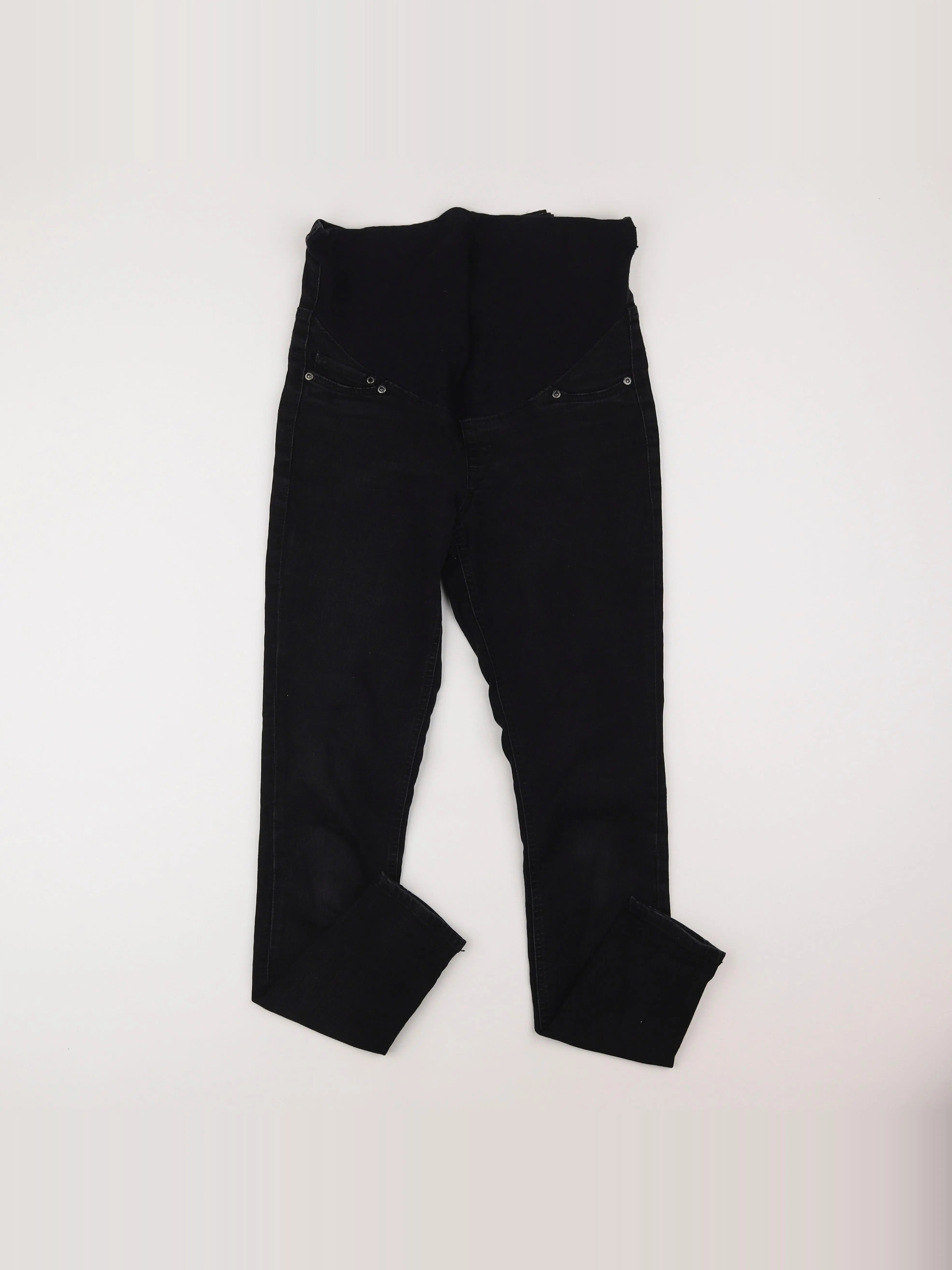 H&M - jean grossesse noir - 36 à 38