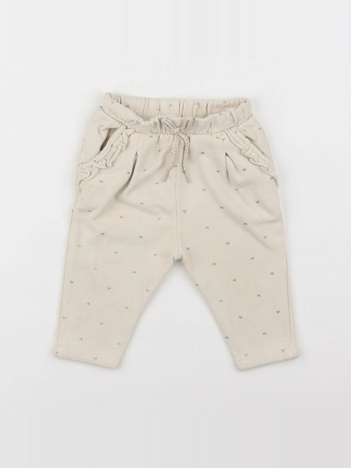 Vertbaudet - jogging beige - 6 mois