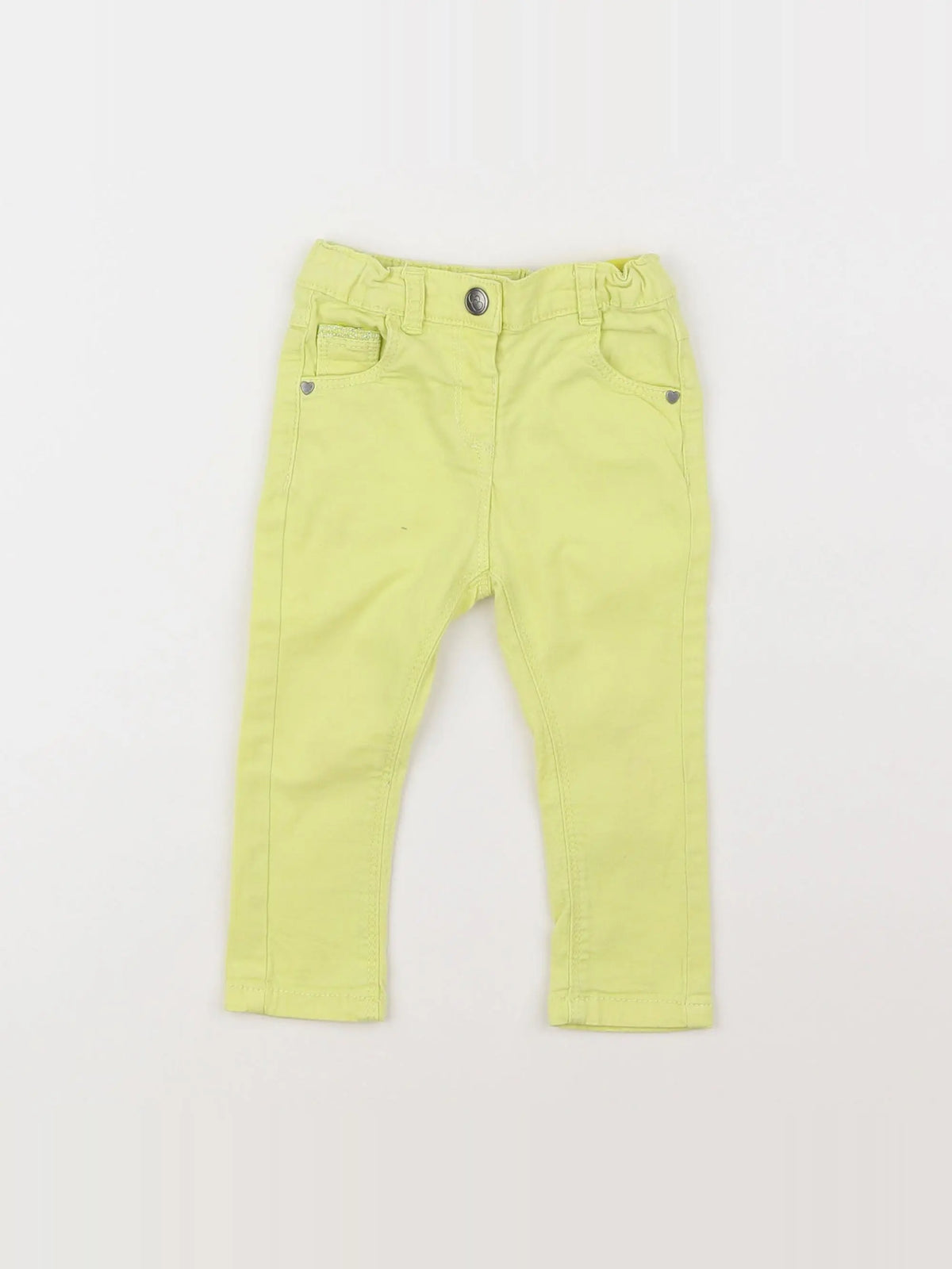 Tape à l'oeil - pantalon jaune - 12 mois