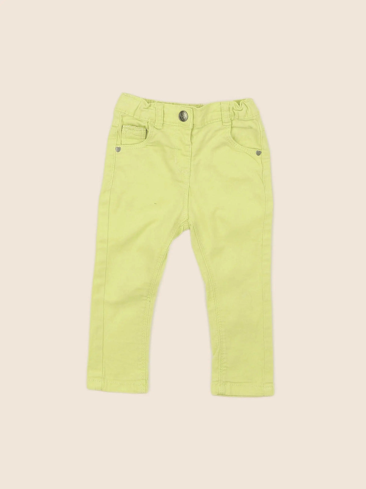 Tape à l'oeil - pantalon jaune - 12 mois