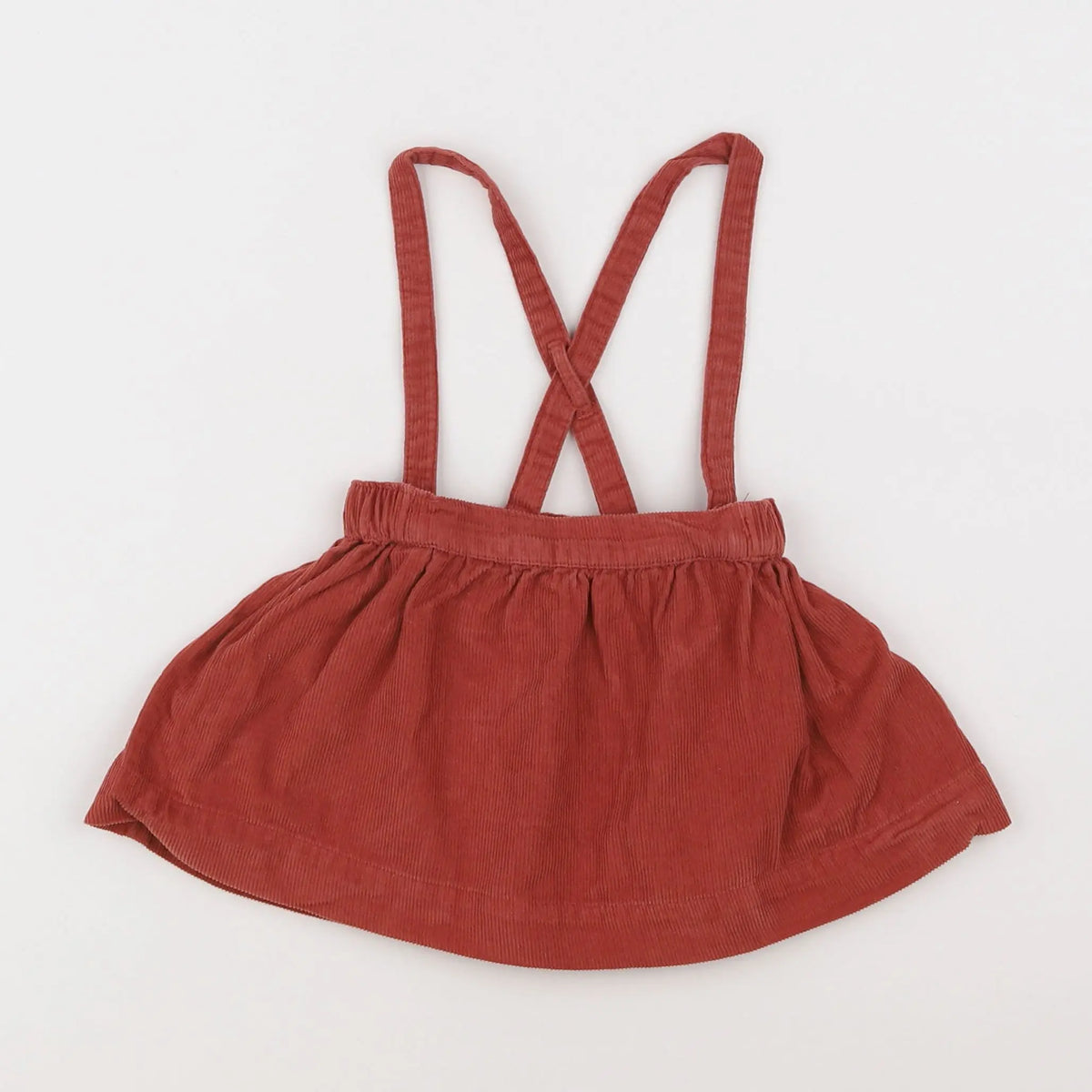 Vertbaudet - jupe orange - 12 mois