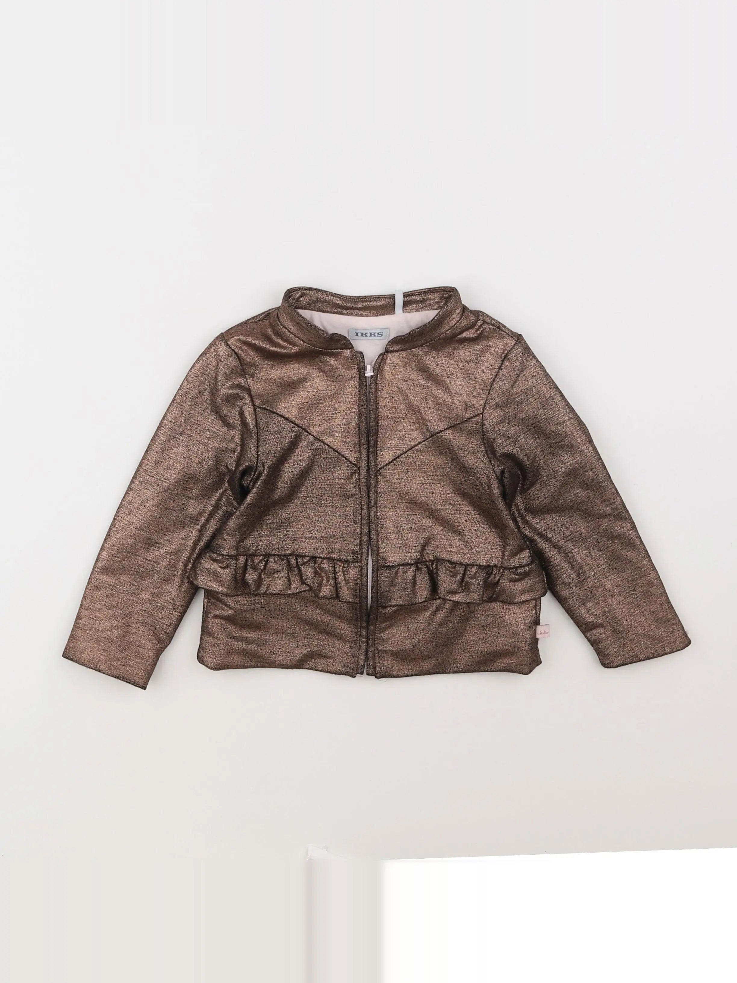 IKKS - veste bronze - 12 mois
