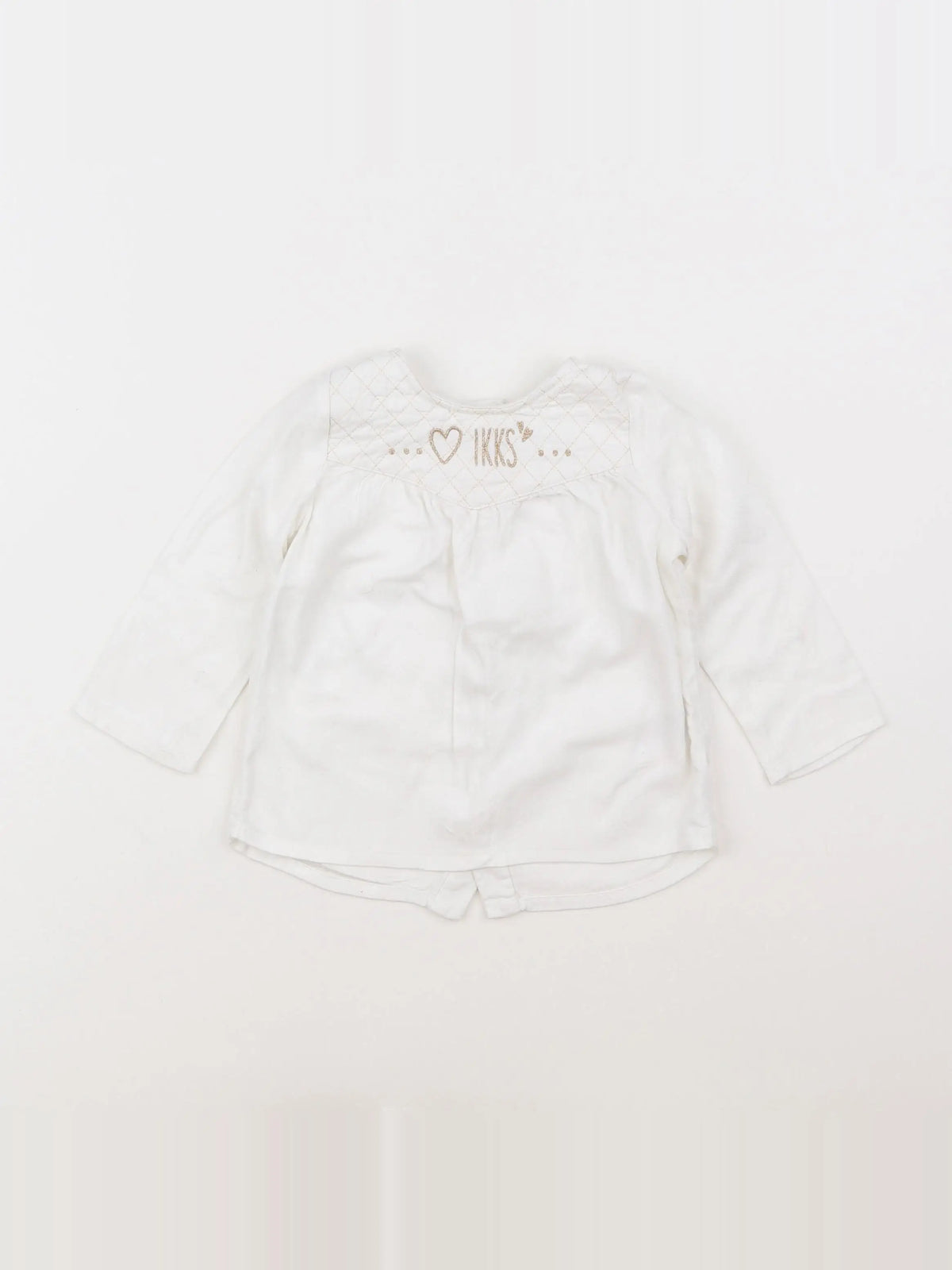 IKKS - blouse beige - 18 mois