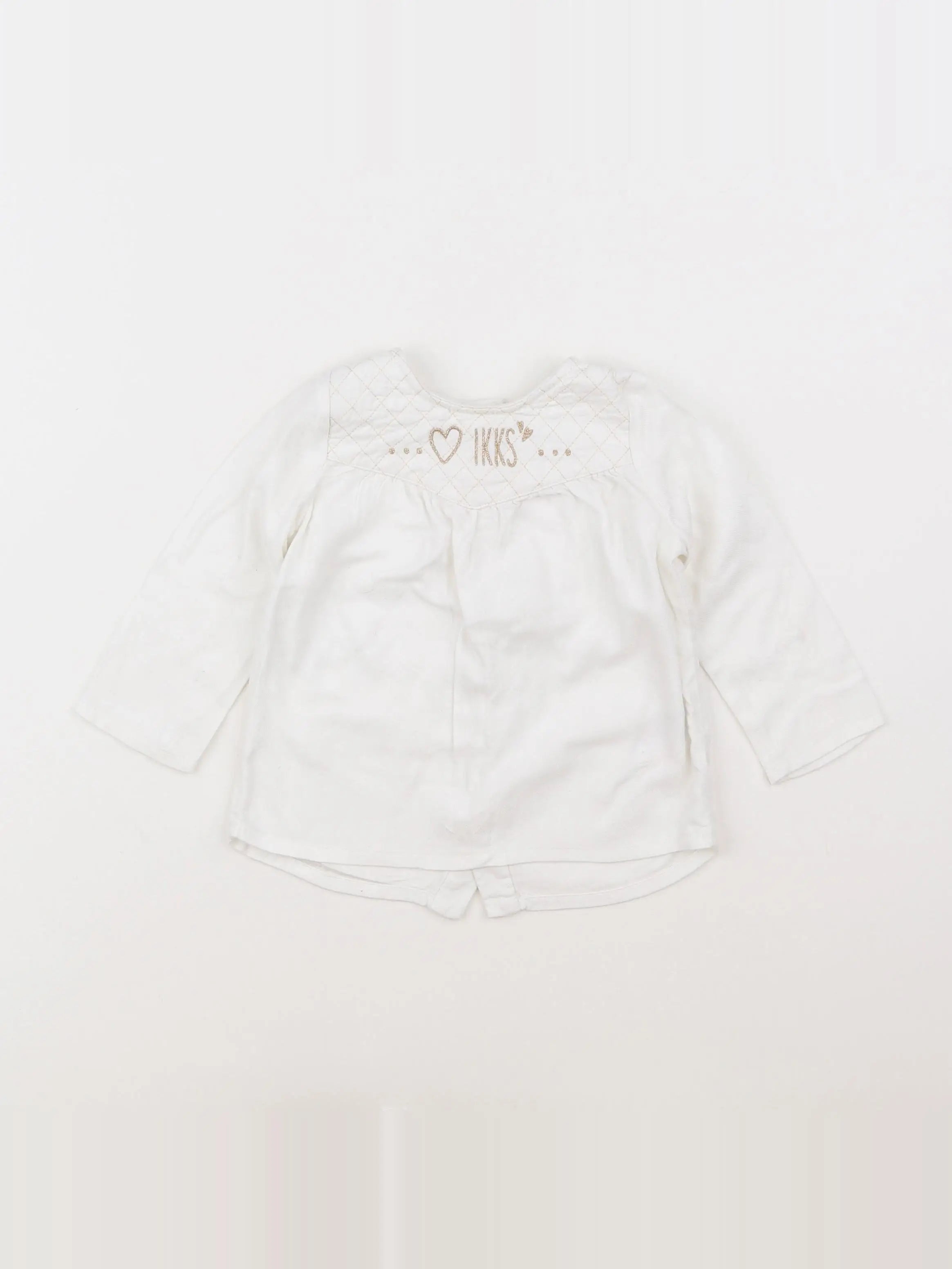 IKKS - blouse beige - 18 mois