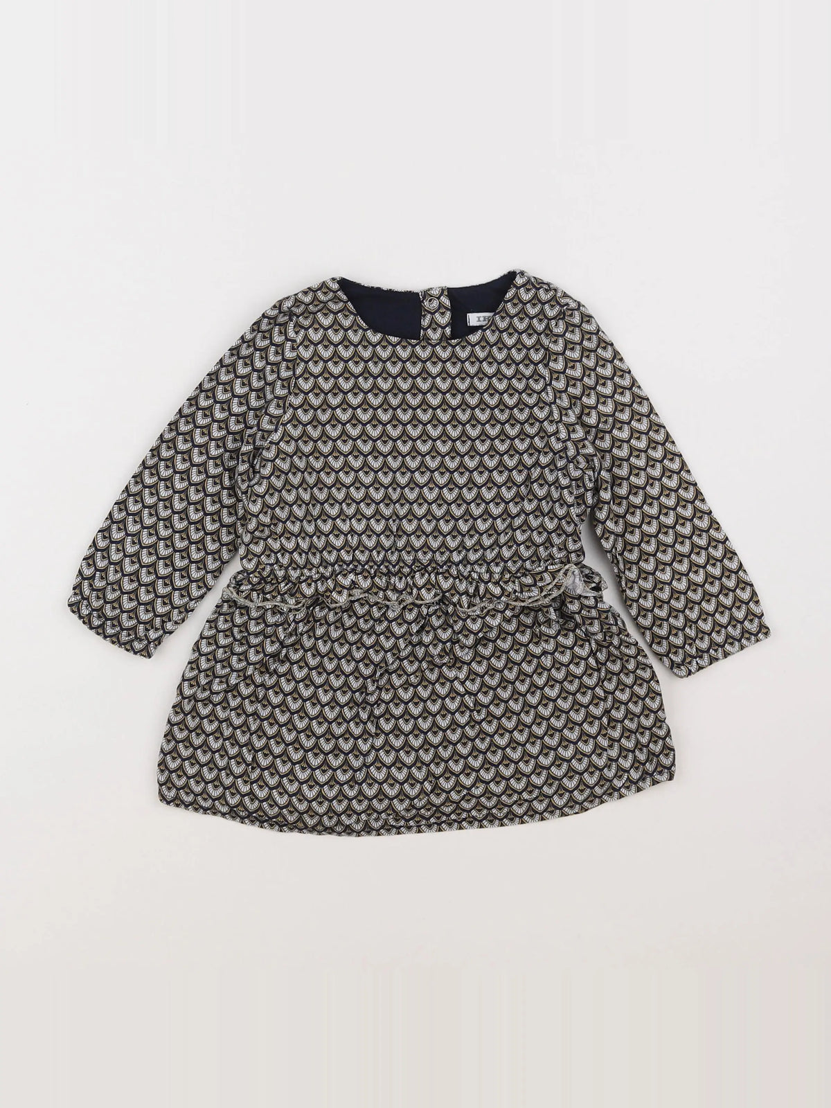 IKKS - robe bleu - 12 mois
