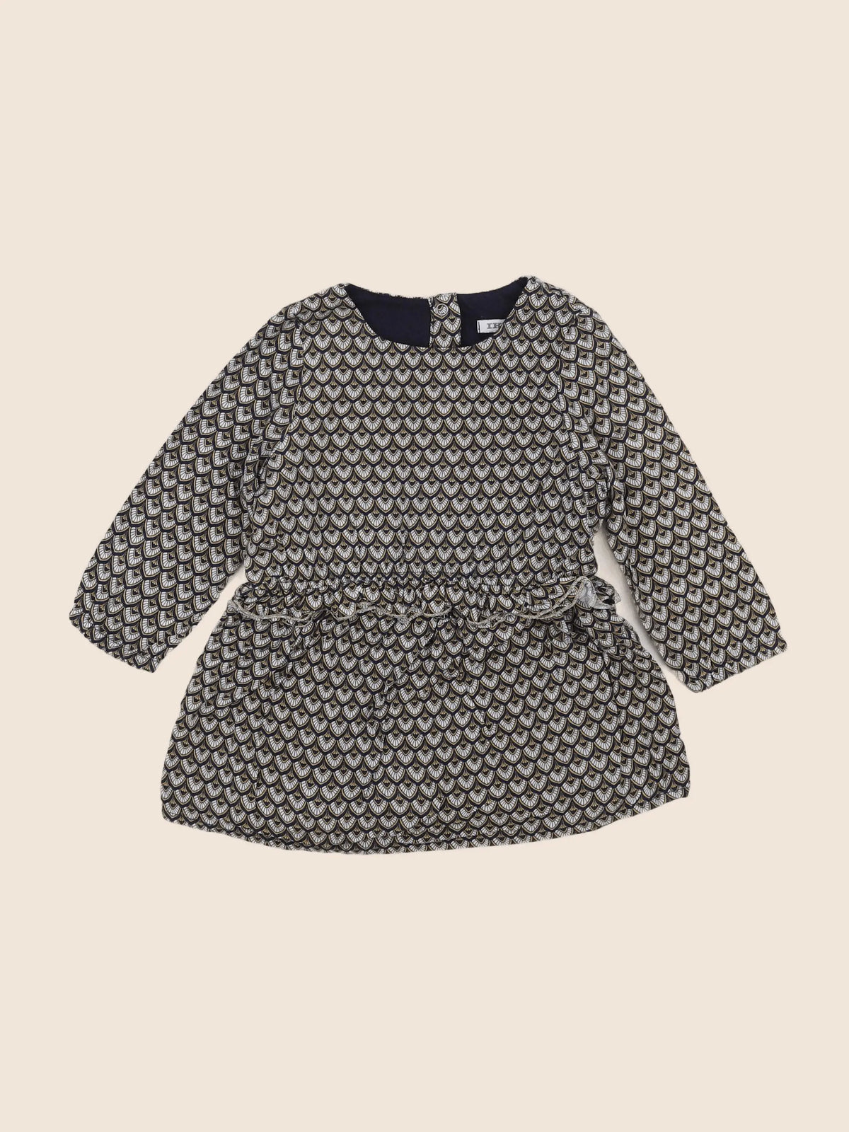 IKKS - robe bleu - 12 mois