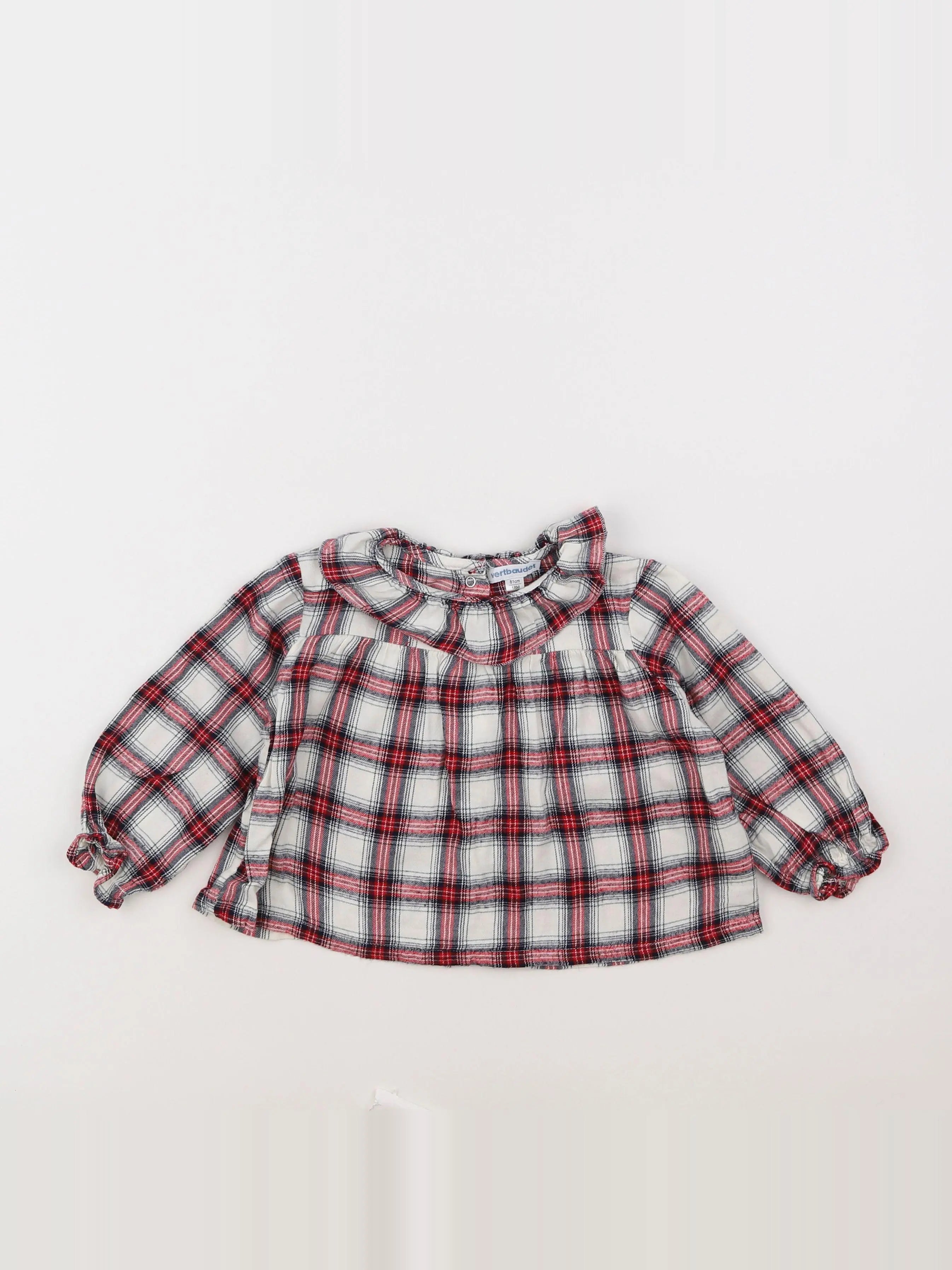 Vertbaudet - blouse multicolore - 18 mois