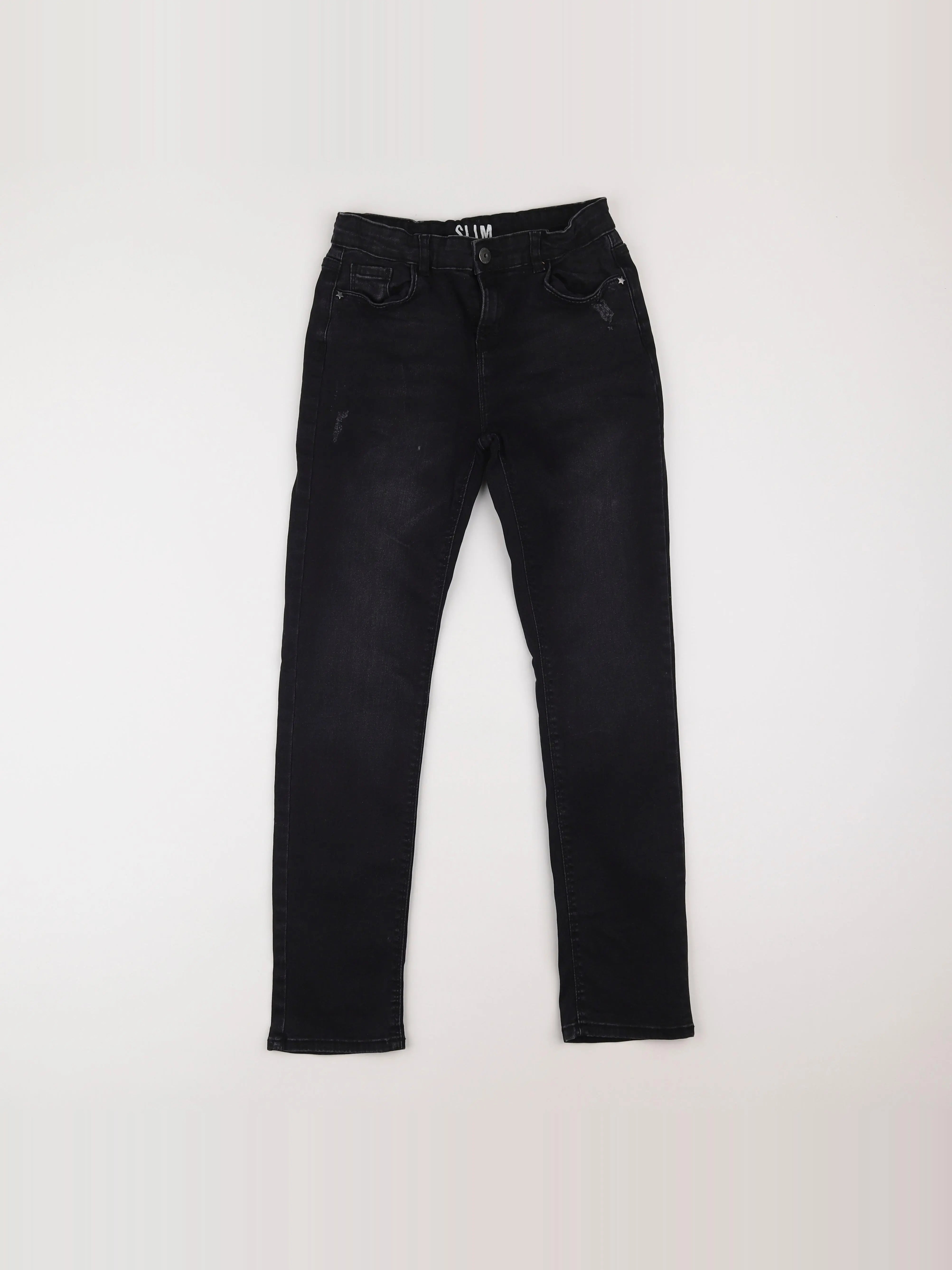 Vertbaudet - jean gris - 12 ans