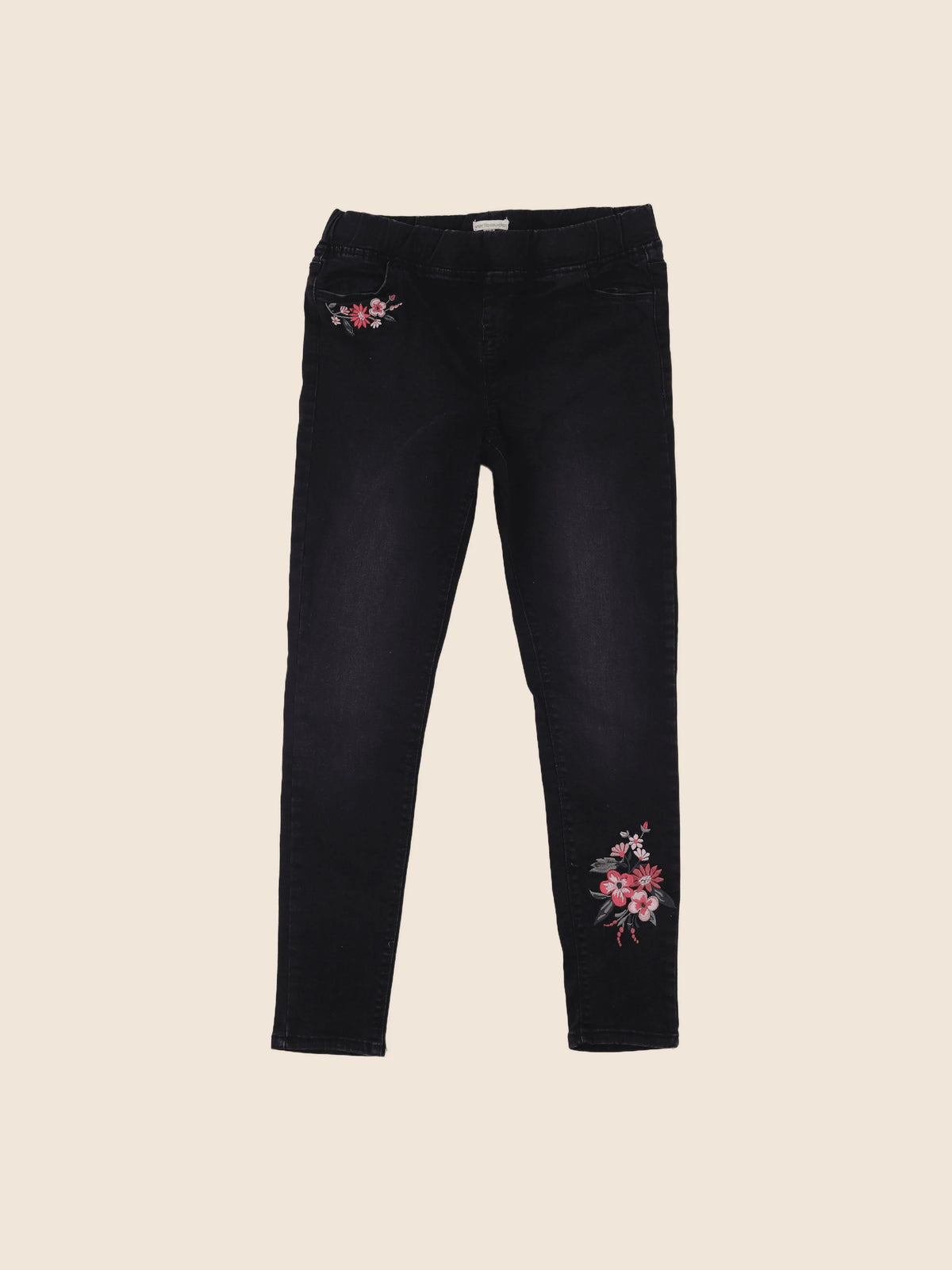 Vertbaudet - jegging gris - 12 ans