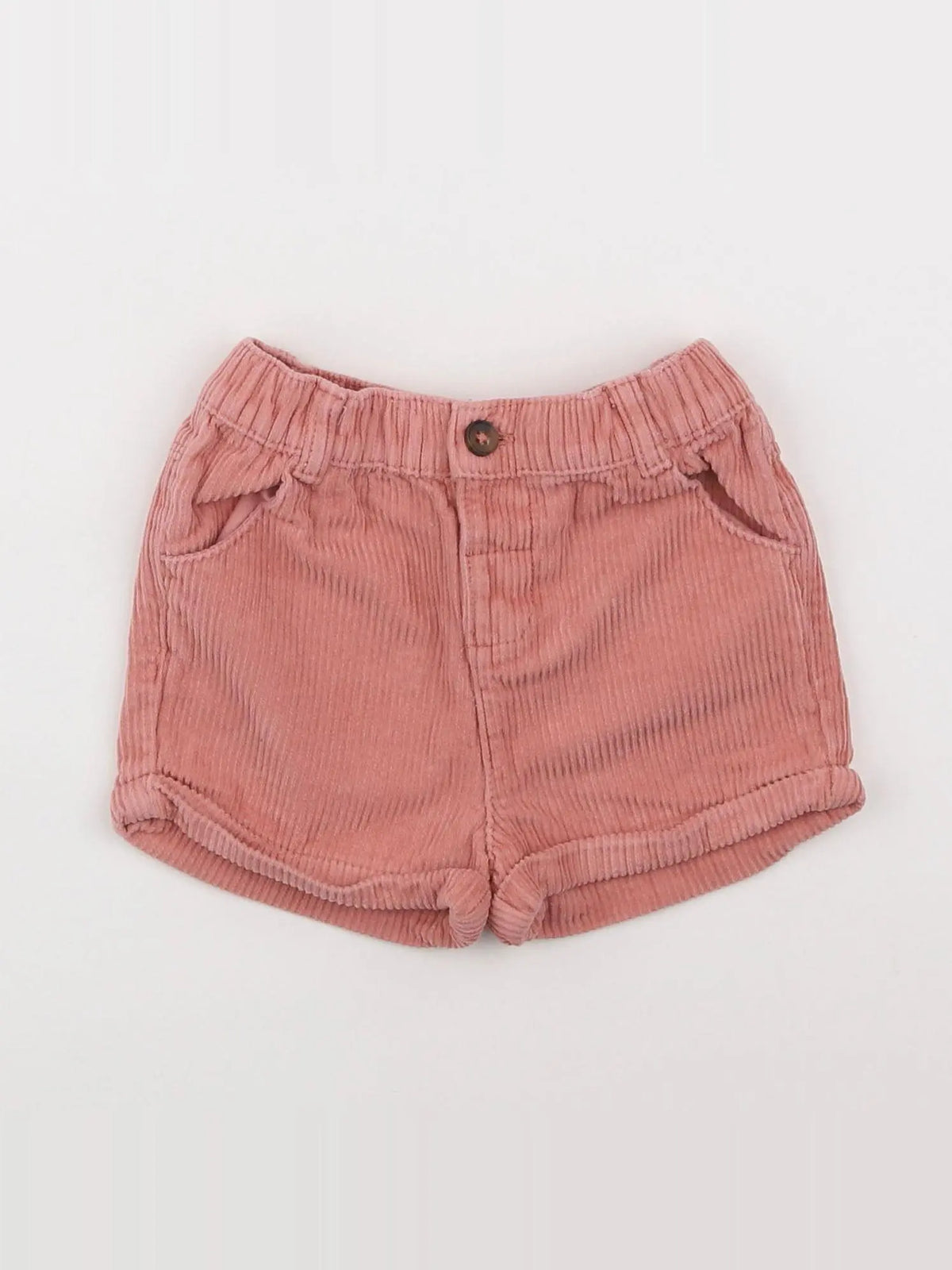 Vertbaudet - short rose - 9 mois