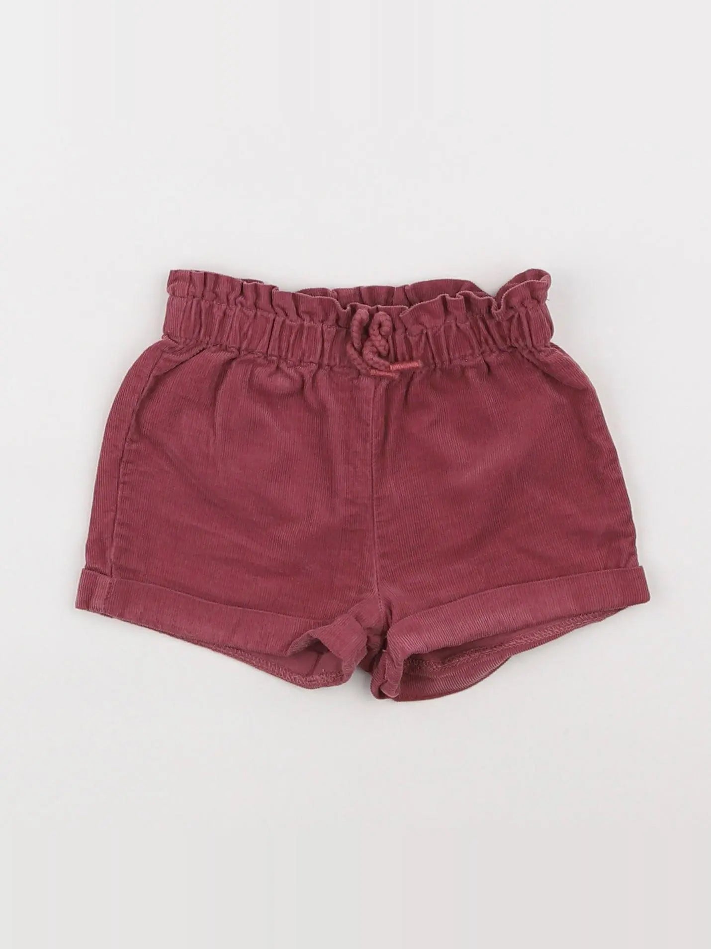 Vertbaudet - short rose - 9 mois