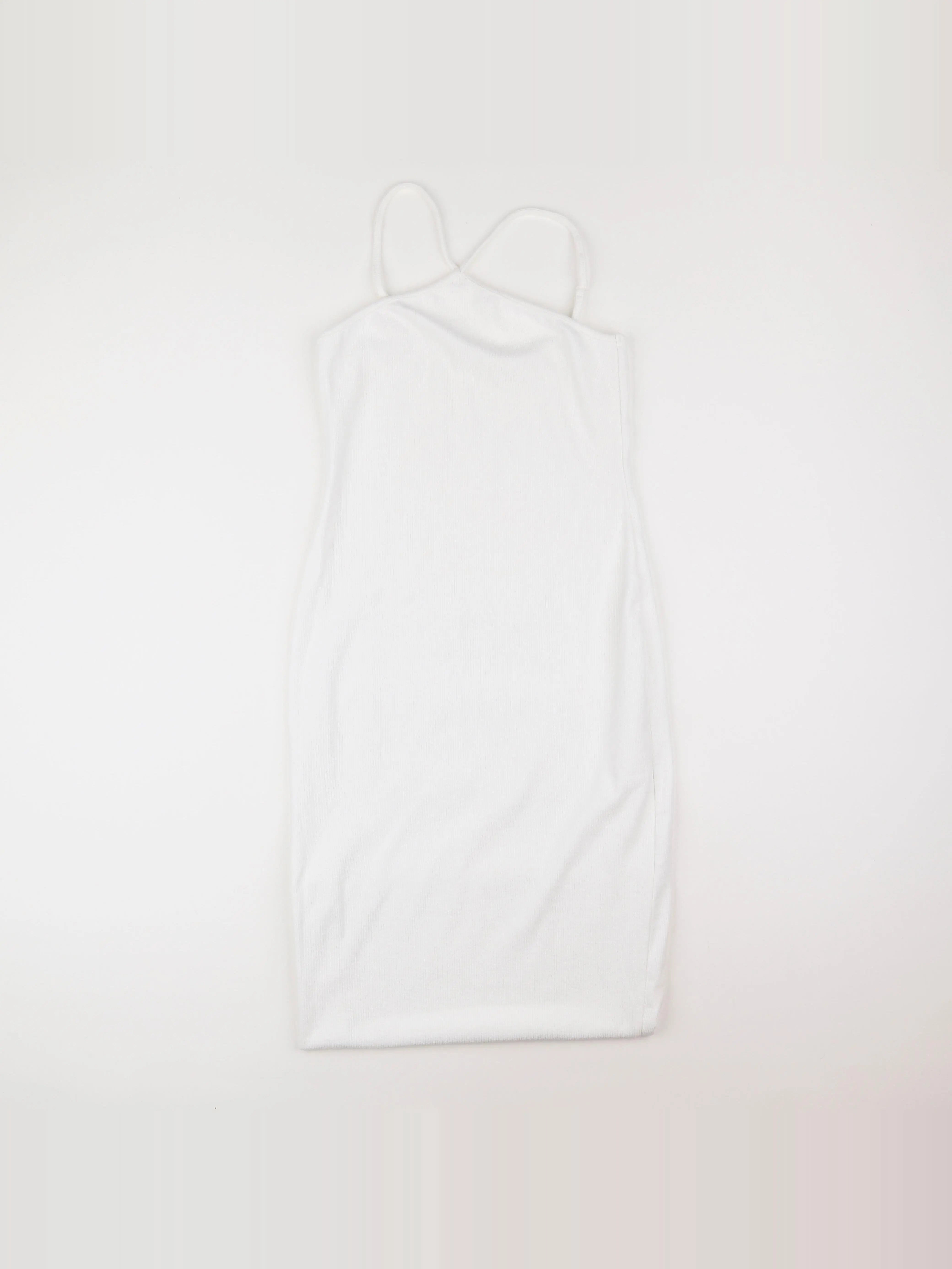 H&M - robe grossesse blanc - m