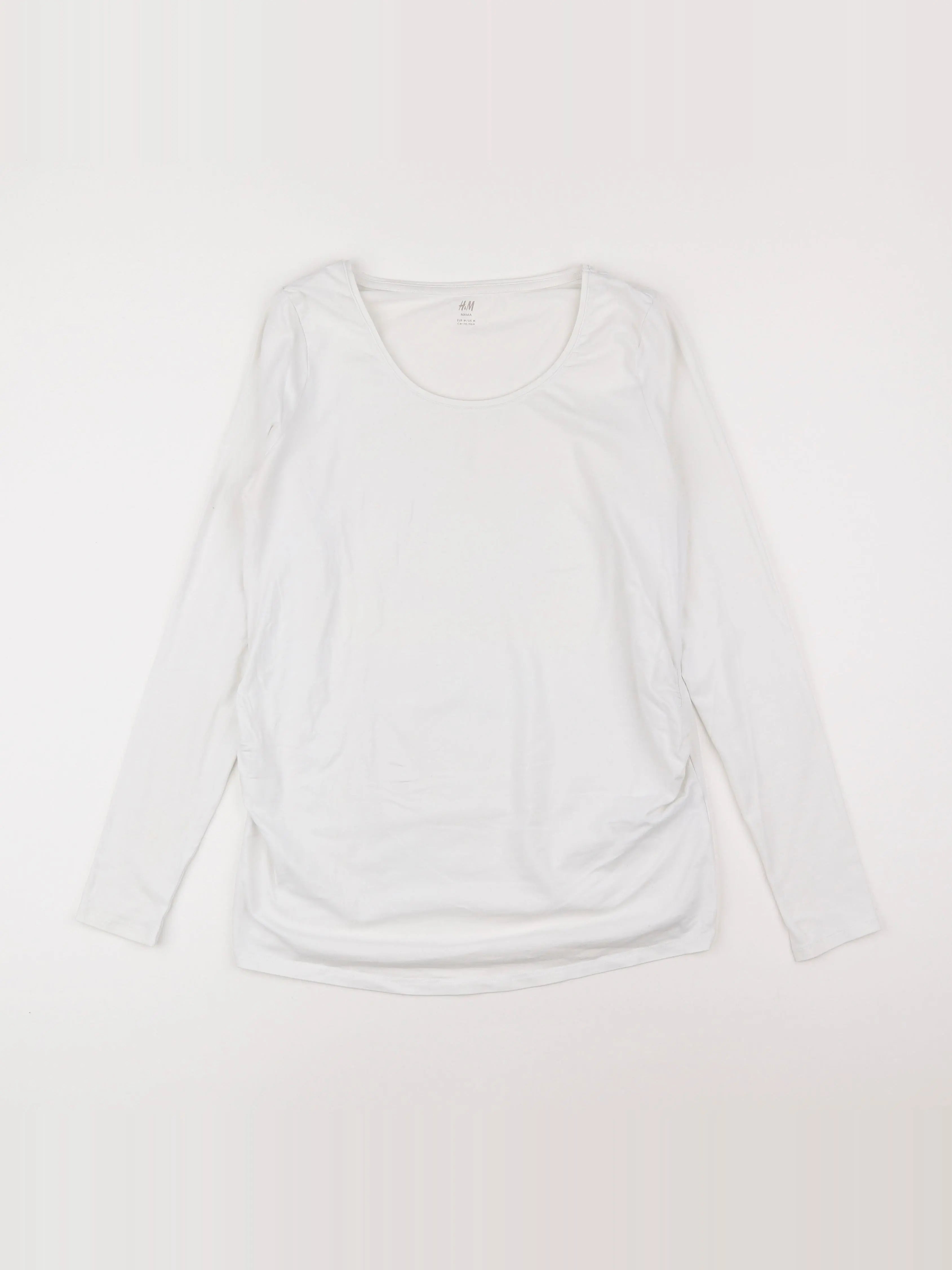 H&M - tee-shirt grossesse blanc - 40 à 42