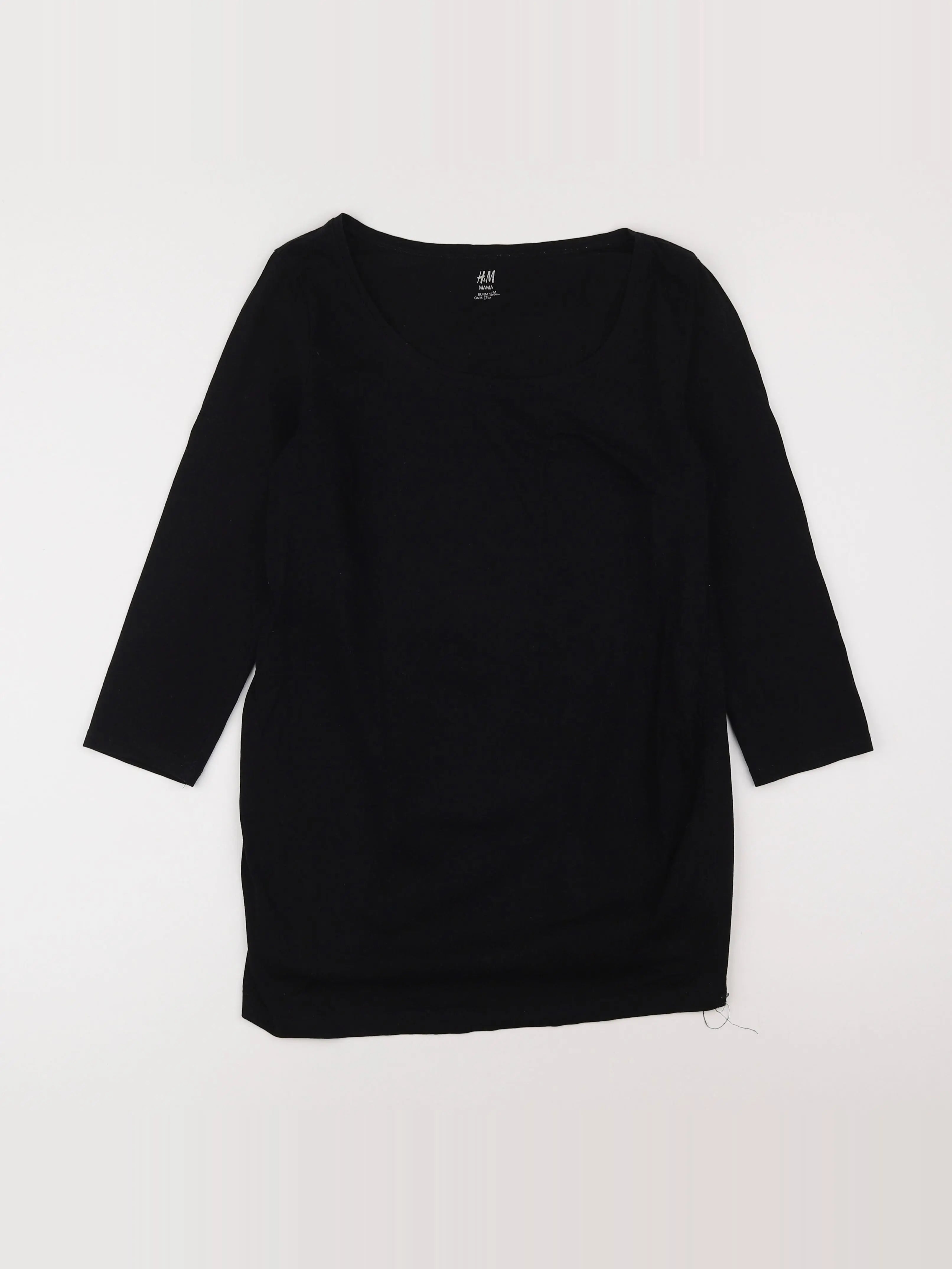 H&M - tee-shirt grossesse noir - 40 à 42