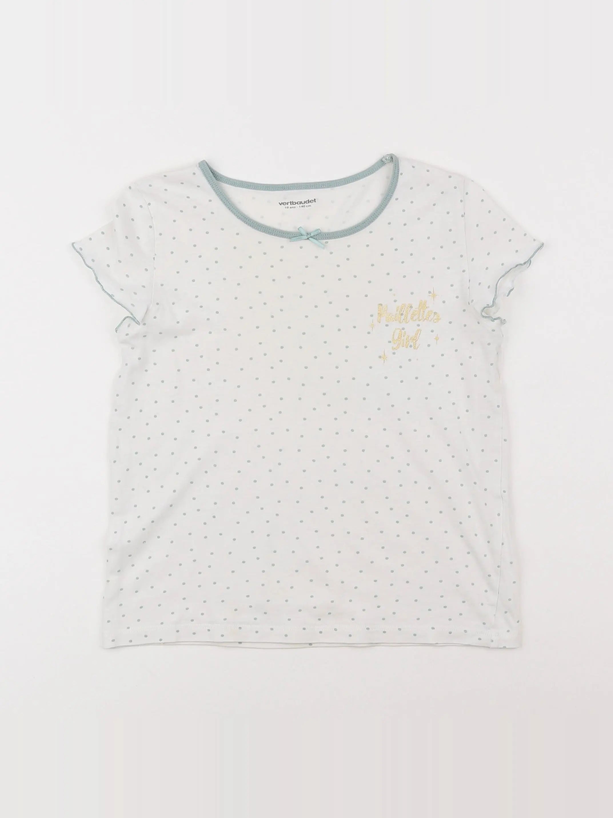 Vertbaudet - maillot de corps blanc - 10 ans