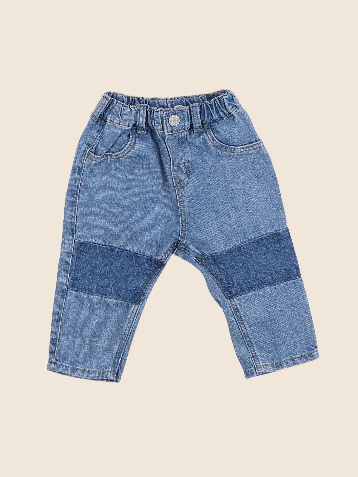 H&M - jean bleu - 6/9 mois