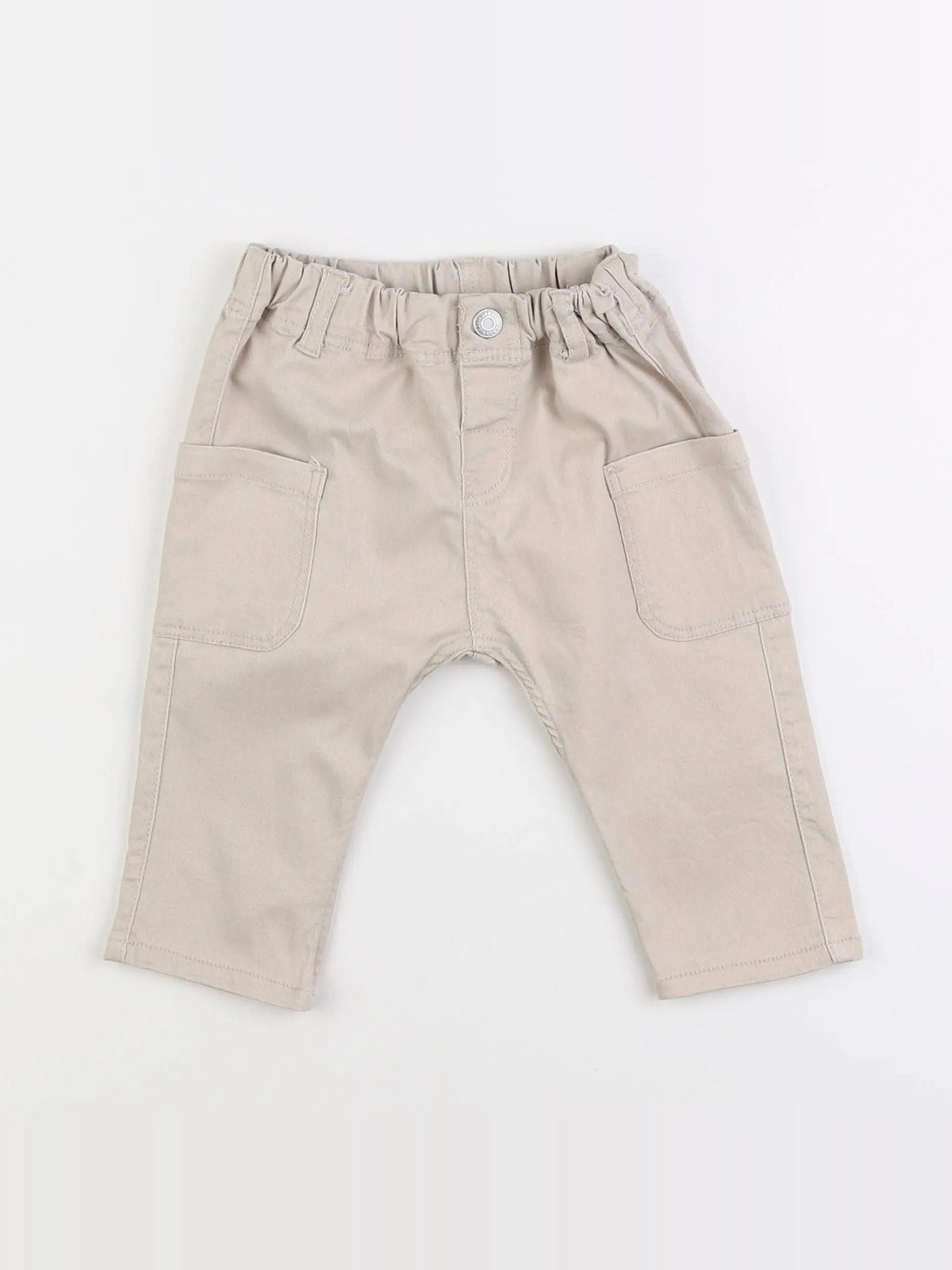 H&M - pantalon beige - 6/9 mois
