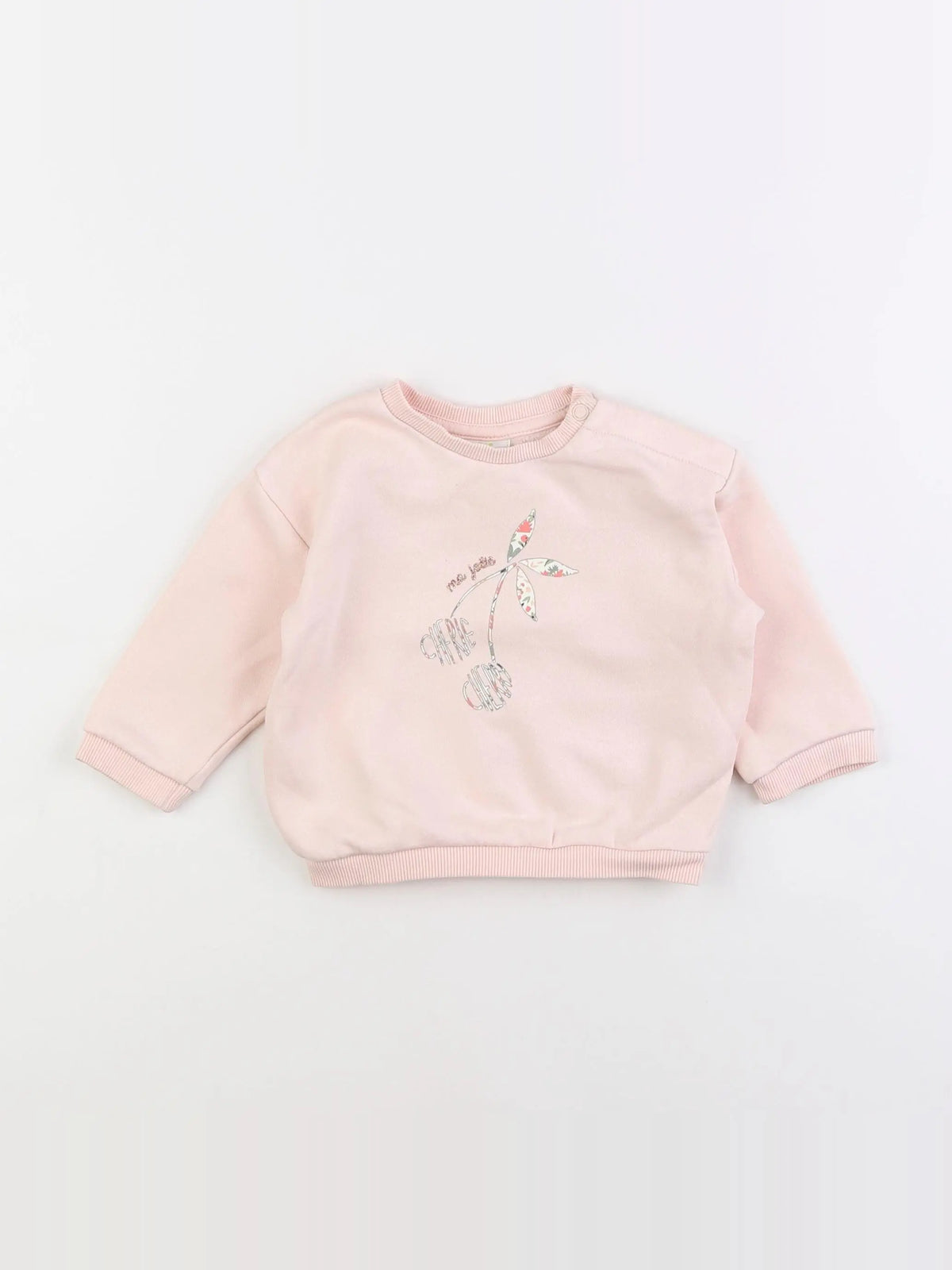 Tape à l'oeil - sweat rose - 12 mois