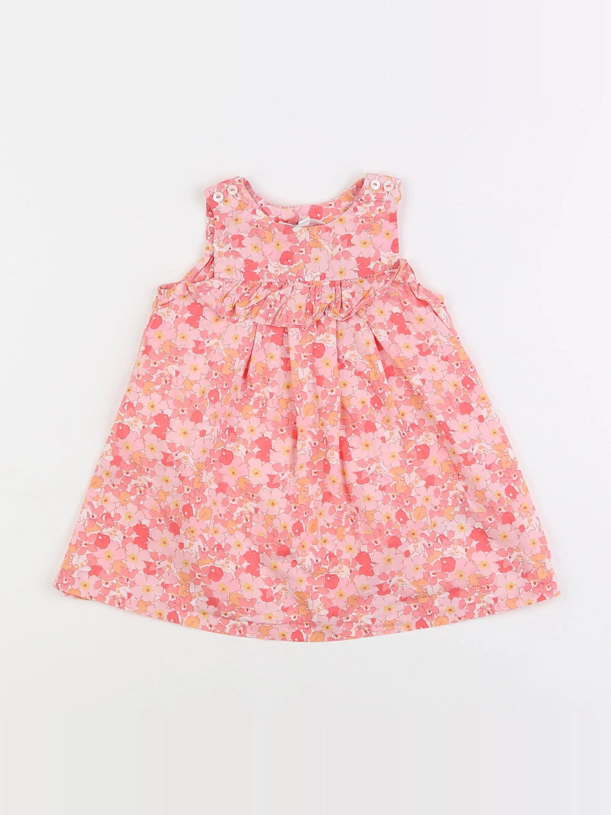 Jacadi - robe liberty rose - 6 mois