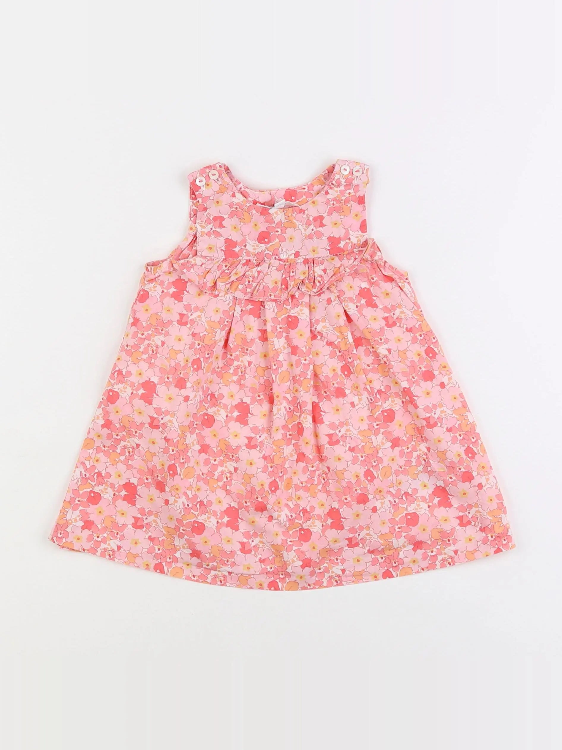 Jacadi - robe liberty rose - 6 mois