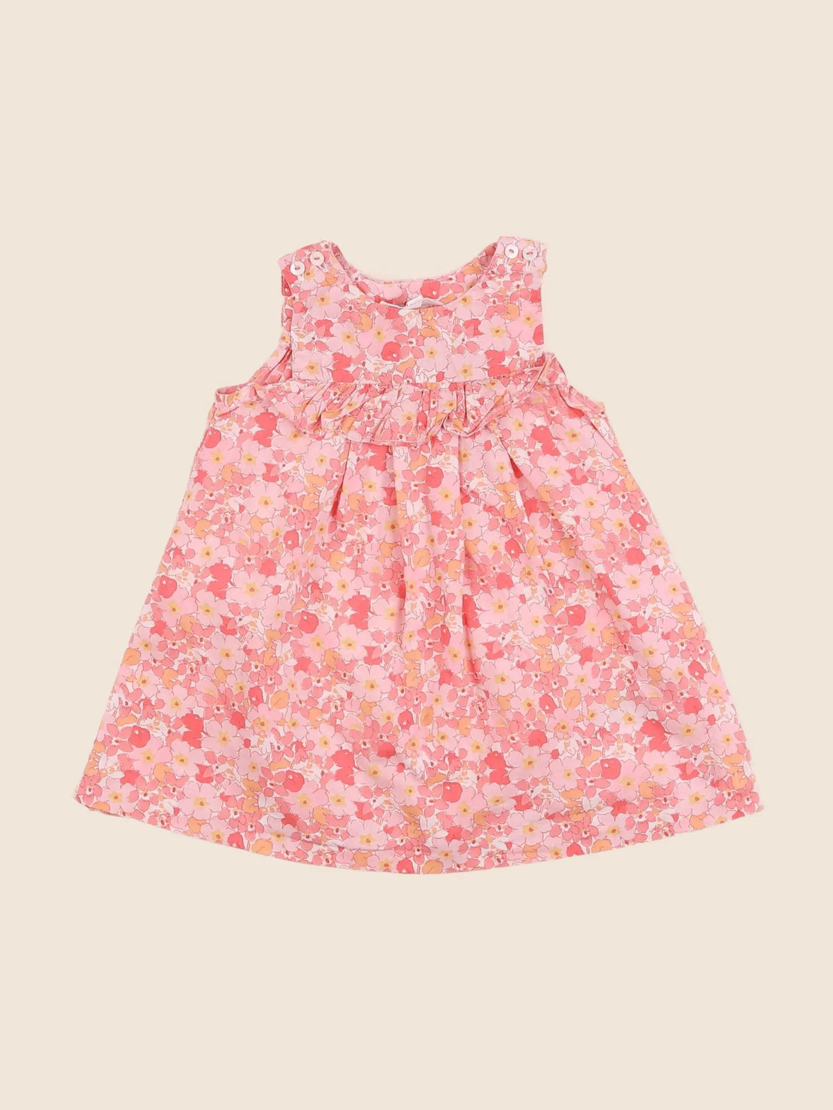 Jacadi - robe liberty rose - 6 mois