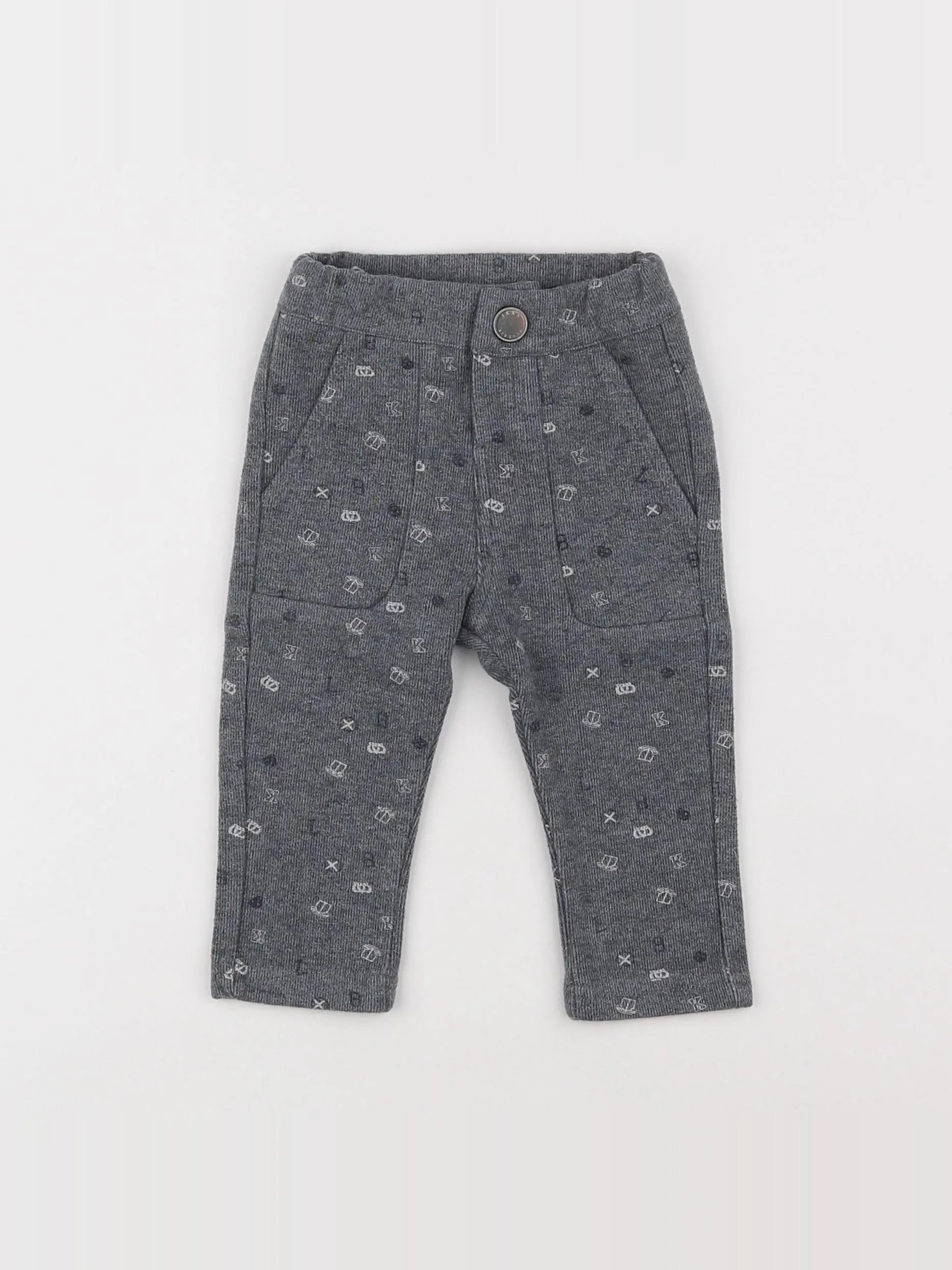 IKKS - pantalon gris - 6 mois