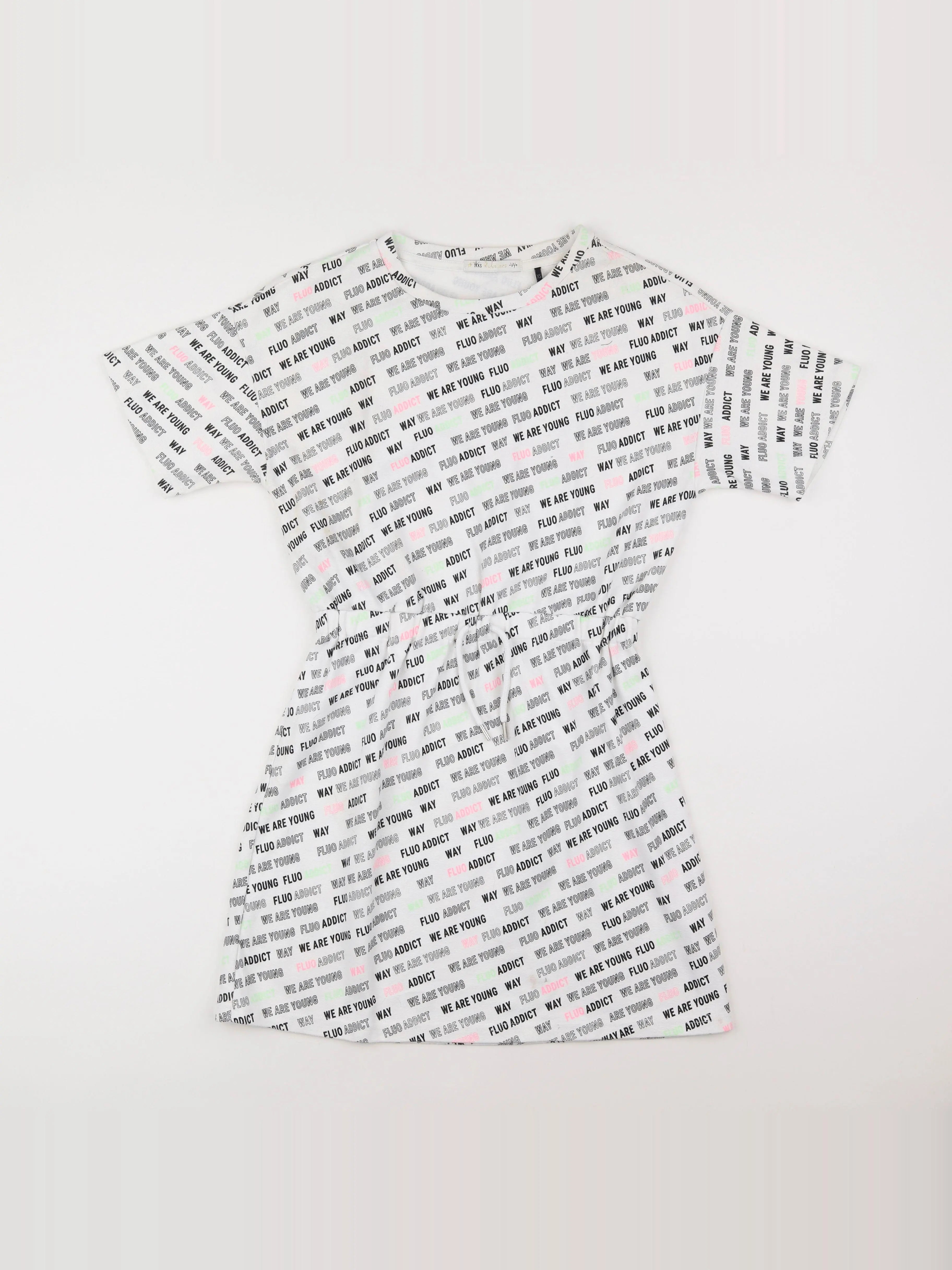 IKKS - robe blanc - 12 ans