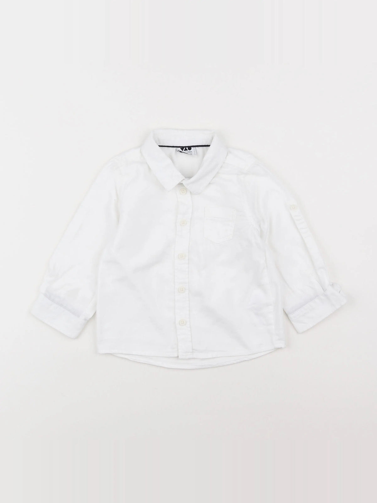 Tape à l'oeil - chemise blanc - 18 mois