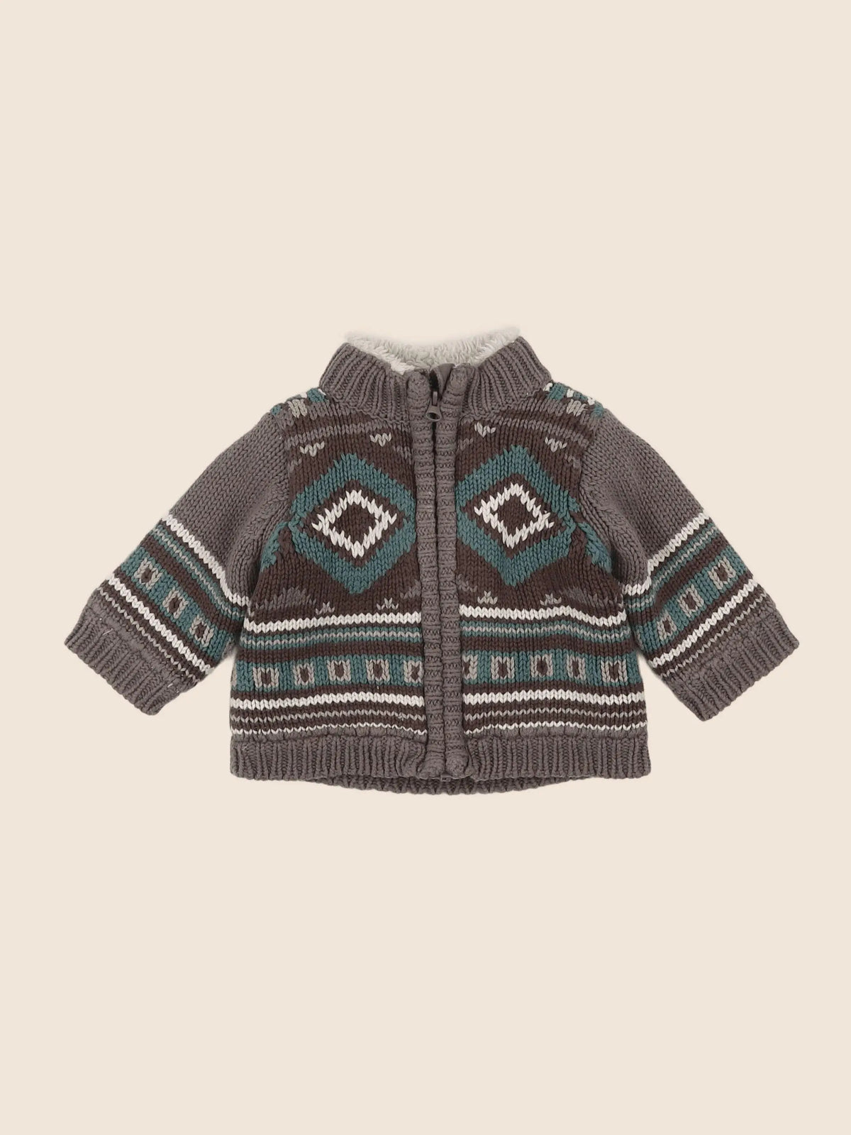 Vertbaudet - pull multicolore - 3 mois